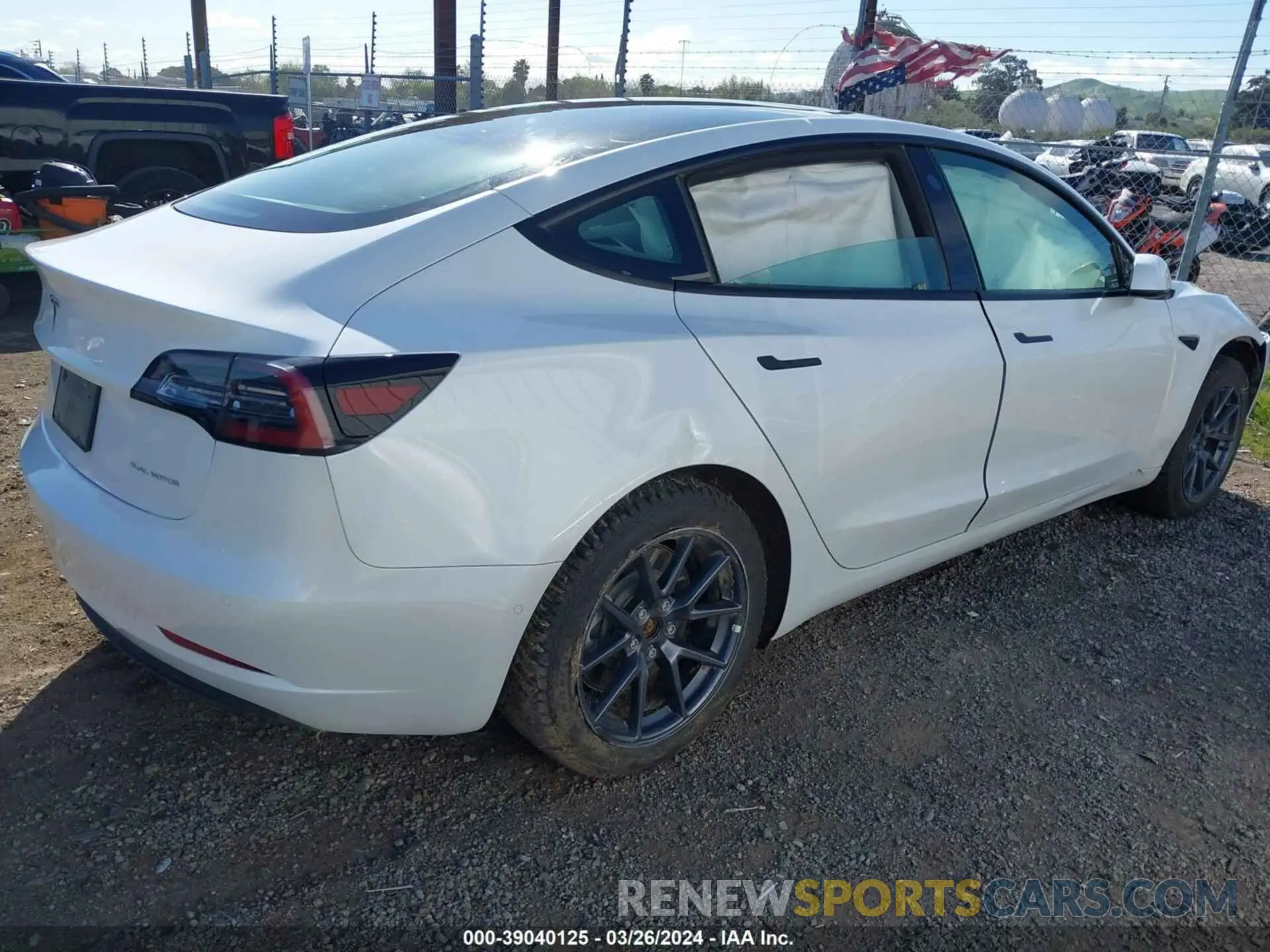 4 Photograph of a damaged car 5YJ3E1EB4MF010231 TESLA MODEL 3 2021