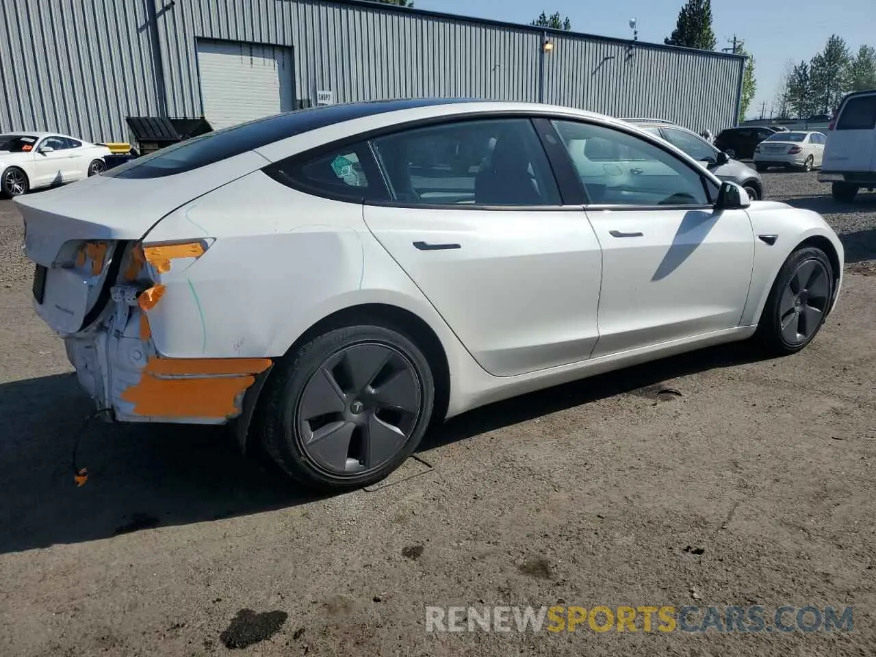 3 Фотография поврежденного автомобиля 5YJ3E1EB4MF052429 TESLA MODEL 3 2021