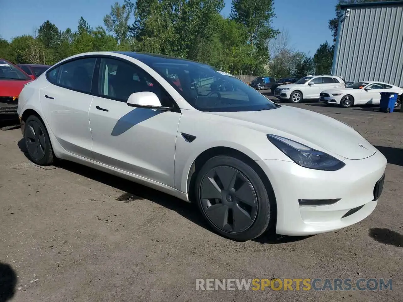 4 Фотография поврежденного автомобиля 5YJ3E1EB4MF052429 TESLA MODEL 3 2021