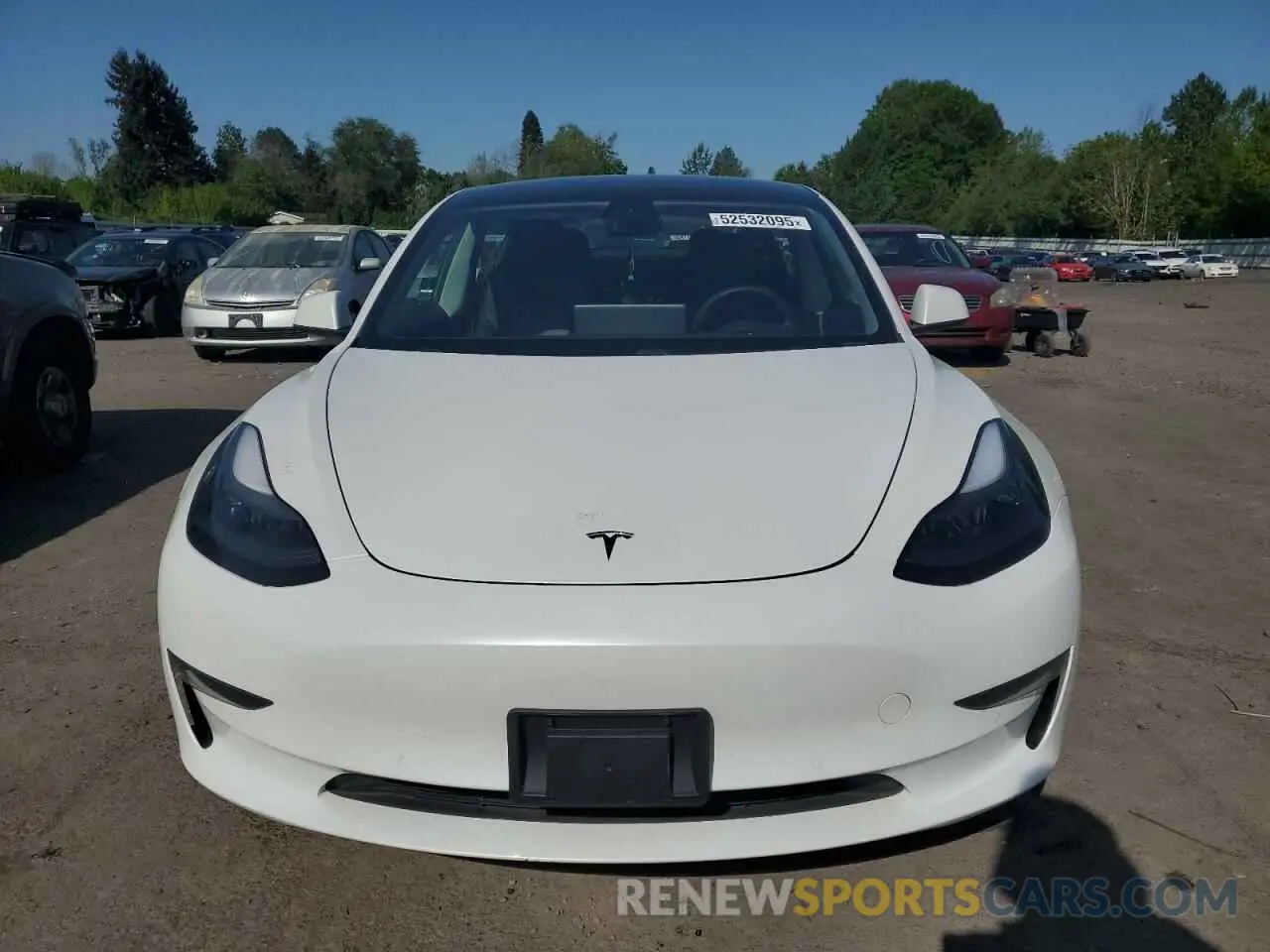 5 Фотография поврежденного автомобиля 5YJ3E1EB4MF052429 TESLA MODEL 3 2021