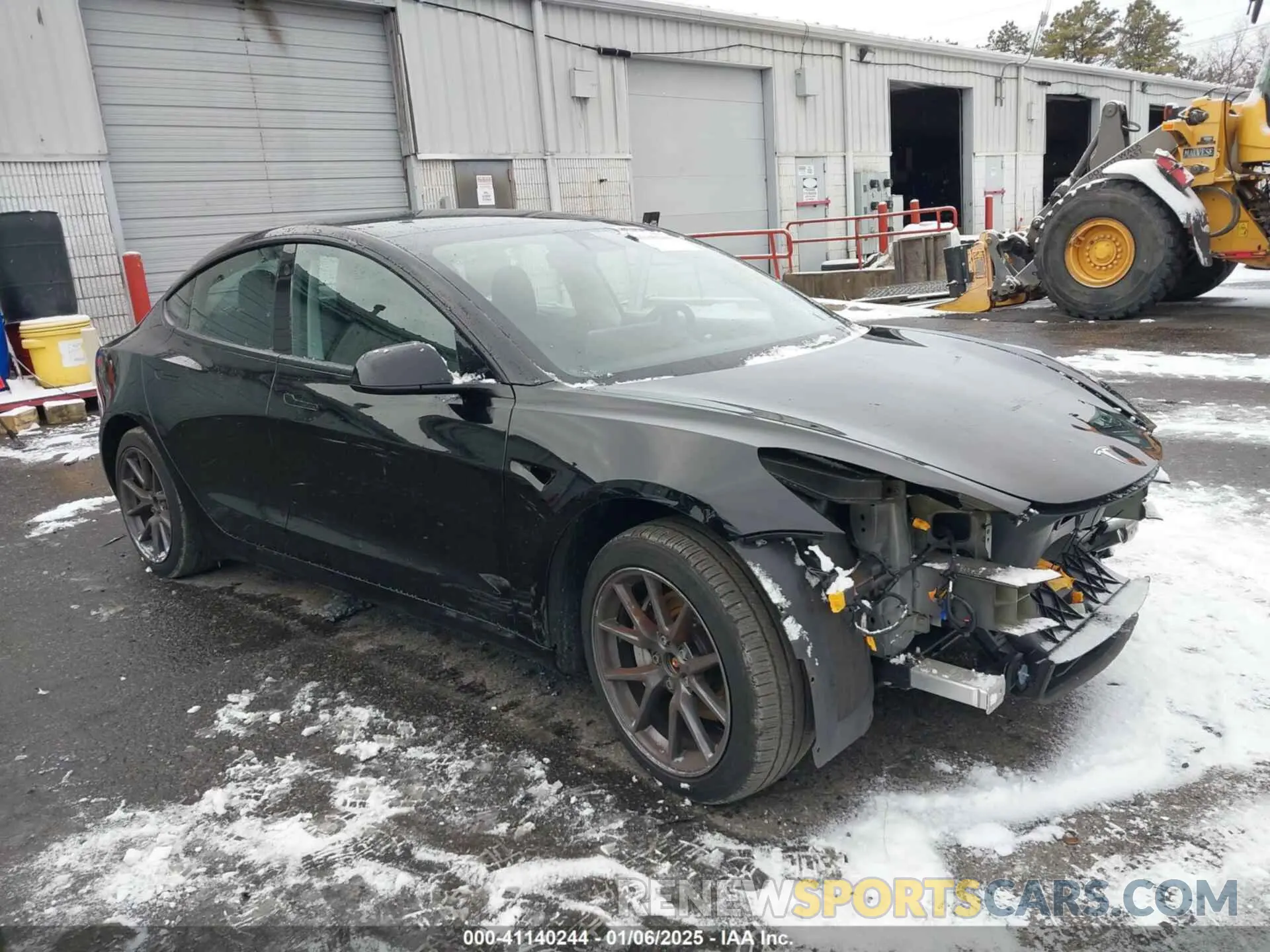 1 Photograph of a damaged car 5YJ3E1EB4MF055511 TESLA MODEL 3 2021