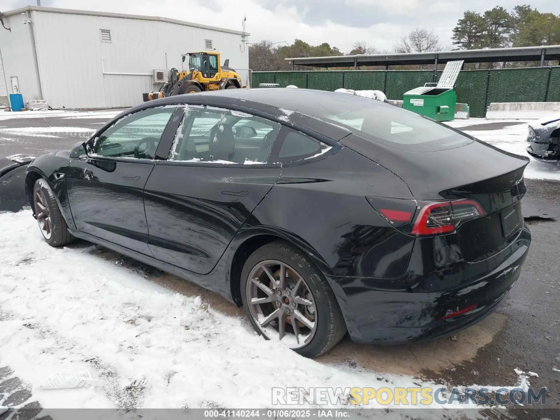 3 Photograph of a damaged car 5YJ3E1EB4MF055511 TESLA MODEL 3 2021