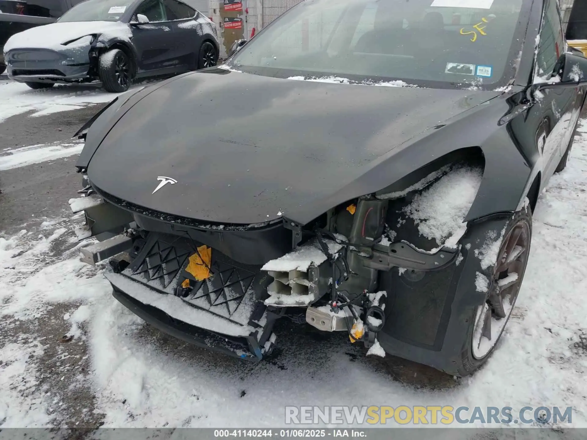 6 Photograph of a damaged car 5YJ3E1EB4MF055511 TESLA MODEL 3 2021