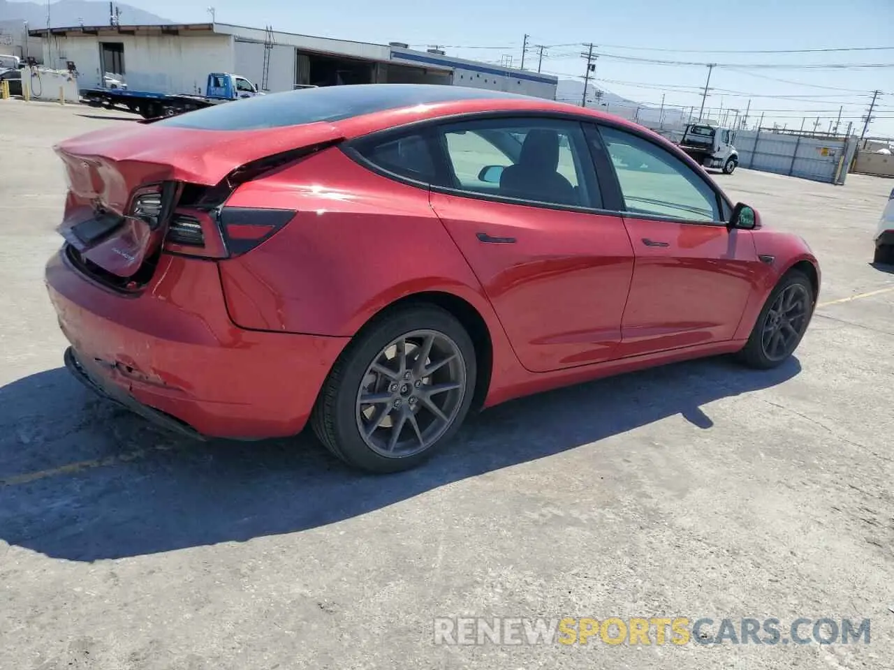 3 Фотография поврежденного автомобиля 5YJ3E1EB4MF055962 TESLA MODEL 3 2021