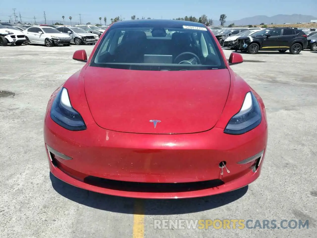 5 Фотография поврежденного автомобиля 5YJ3E1EB4MF055962 TESLA MODEL 3 2021