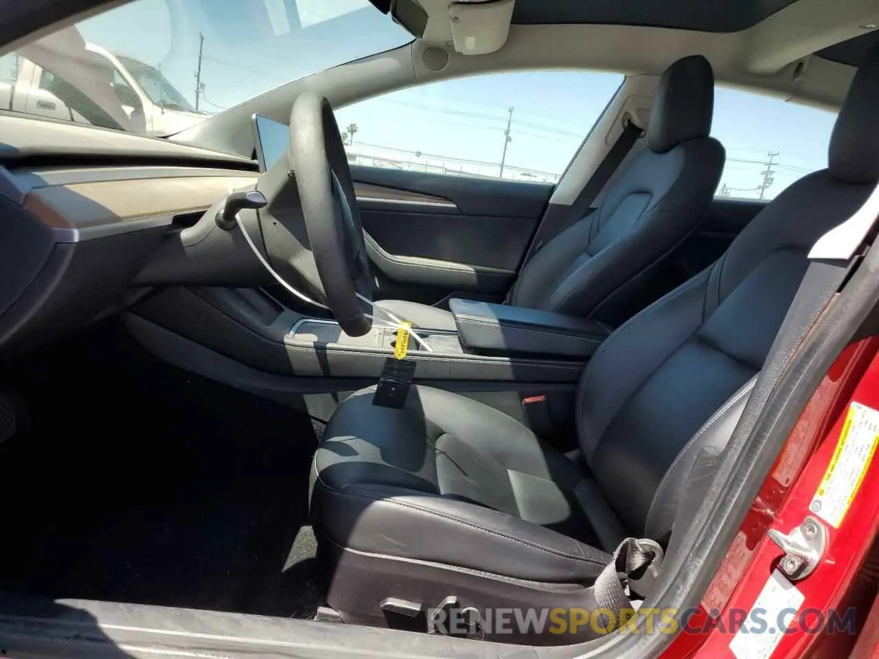 7 Фотография поврежденного автомобиля 5YJ3E1EB4MF055962 TESLA MODEL 3 2021