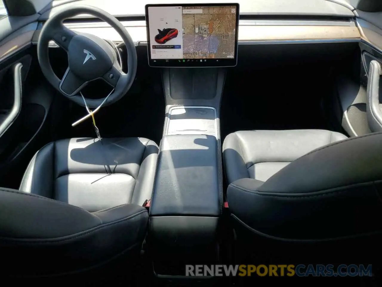8 Фотография поврежденного автомобиля 5YJ3E1EB4MF055962 TESLA MODEL 3 2021