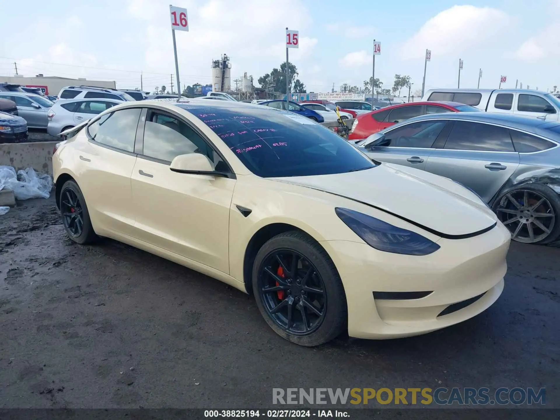 1 Photograph of a damaged car 5YJ3E1EB4MF849442 TESLA MODEL 3 2021