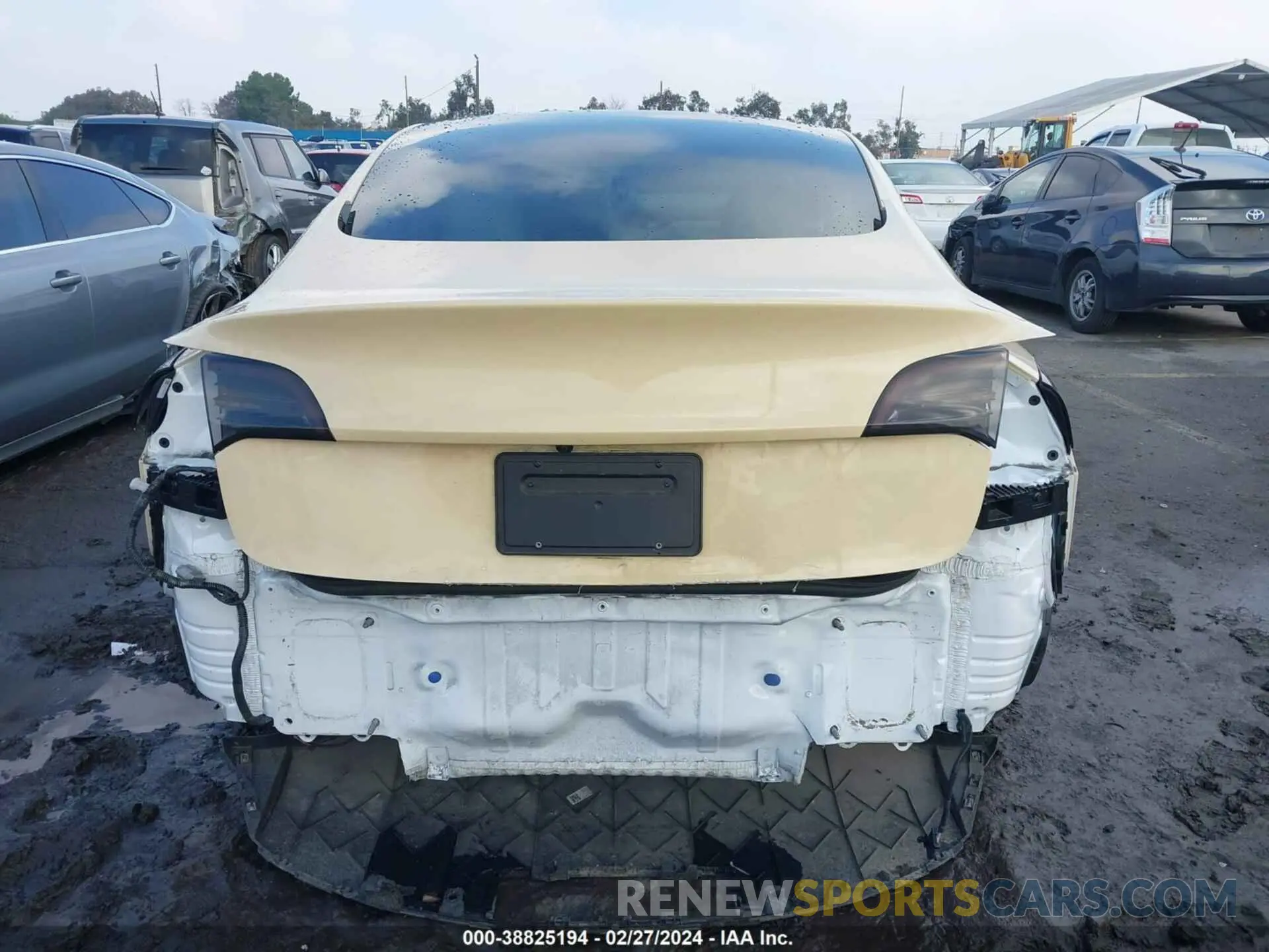 17 Photograph of a damaged car 5YJ3E1EB4MF849442 TESLA MODEL 3 2021