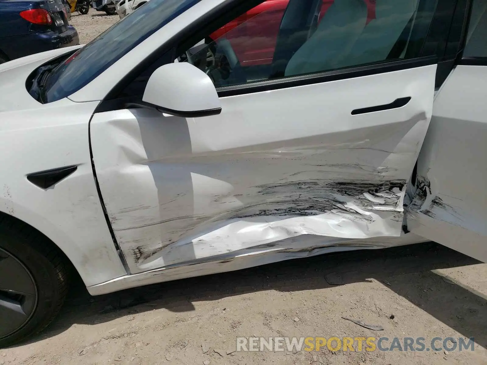 9 Photograph of a damaged car 5YJ3E1EB4MF860263 TESLA MODEL 3 2021