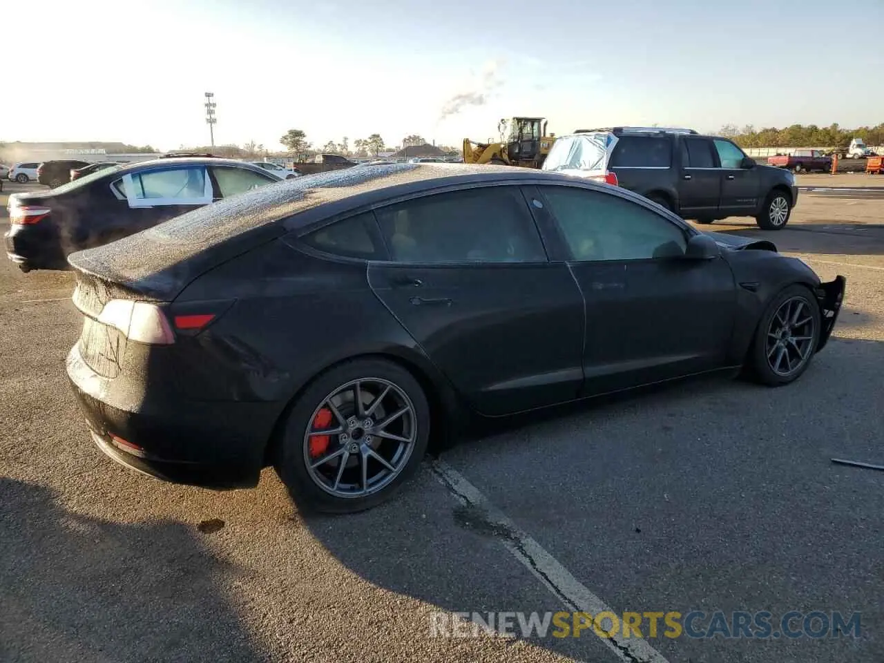 3 Photograph of a damaged car 5YJ3E1EB4MF903175 TESLA MODEL 3 2021
