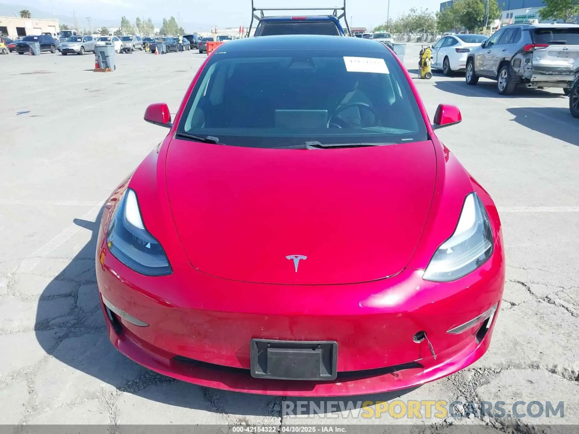 12 Photograph of a damaged car 5YJ3E1EB4MF936743 TESLA MODEL 3 2021