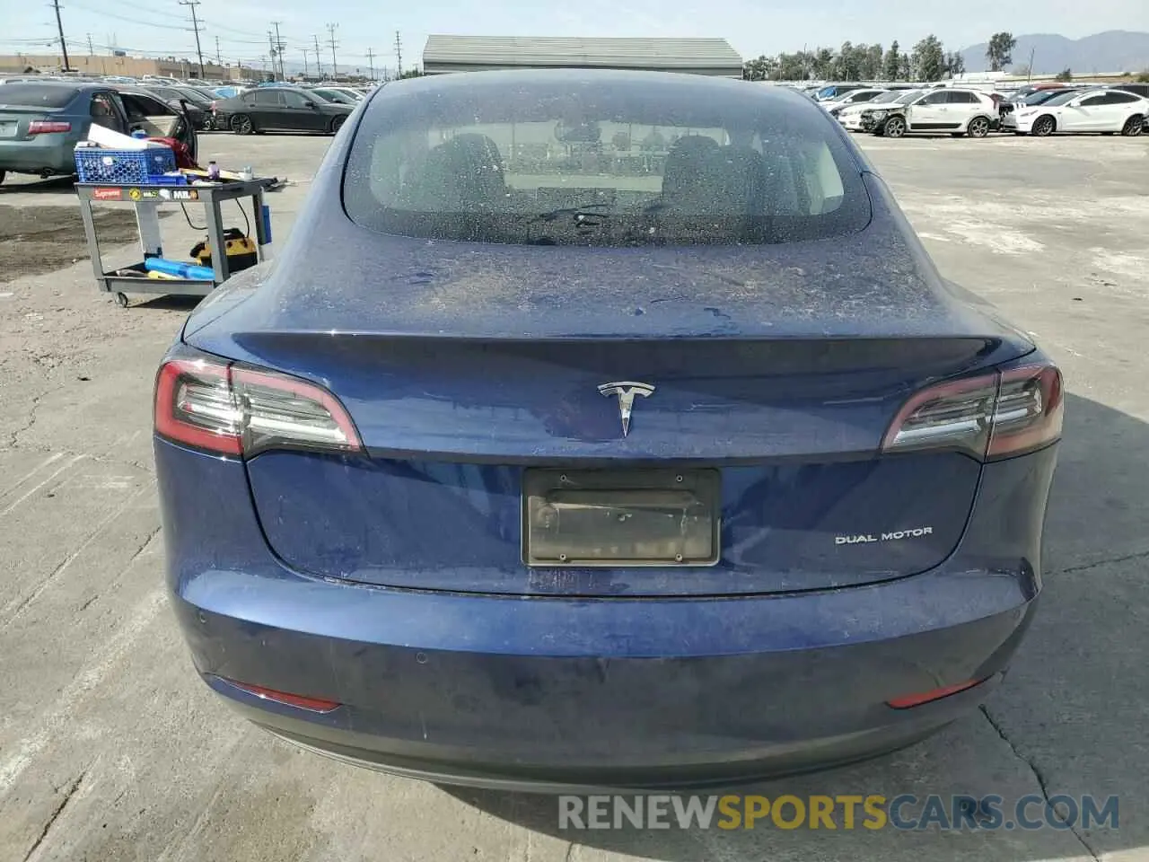 6 Photograph of a damaged car 5YJ3E1EB4MF941716 TESLA MODEL 3 2021