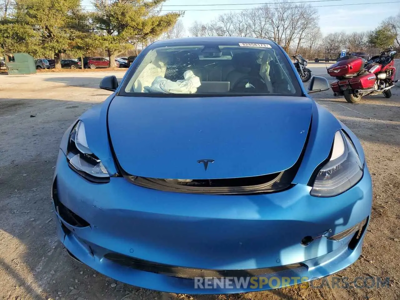 5 Photograph of a damaged car 5YJ3E1EB4MF992133 TESLA MODEL 3 2021