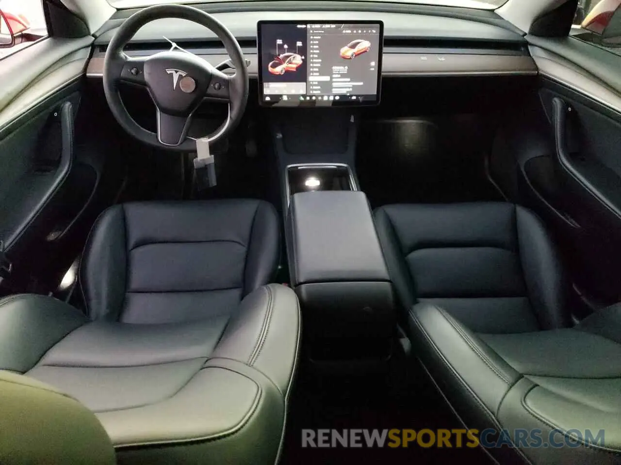 8 Photograph of a damaged car 5YJ3E1EB5MF009234 TESLA MODEL 3 2021