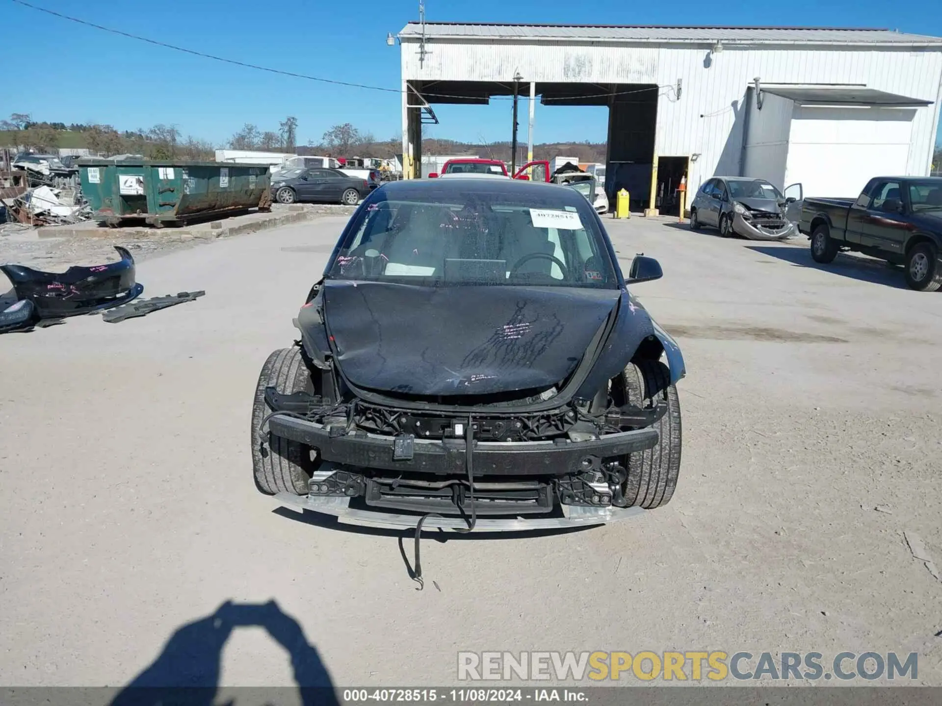 13 Photograph of a damaged car 5YJ3E1EB5MF858618 TESLA MODEL 3 2021