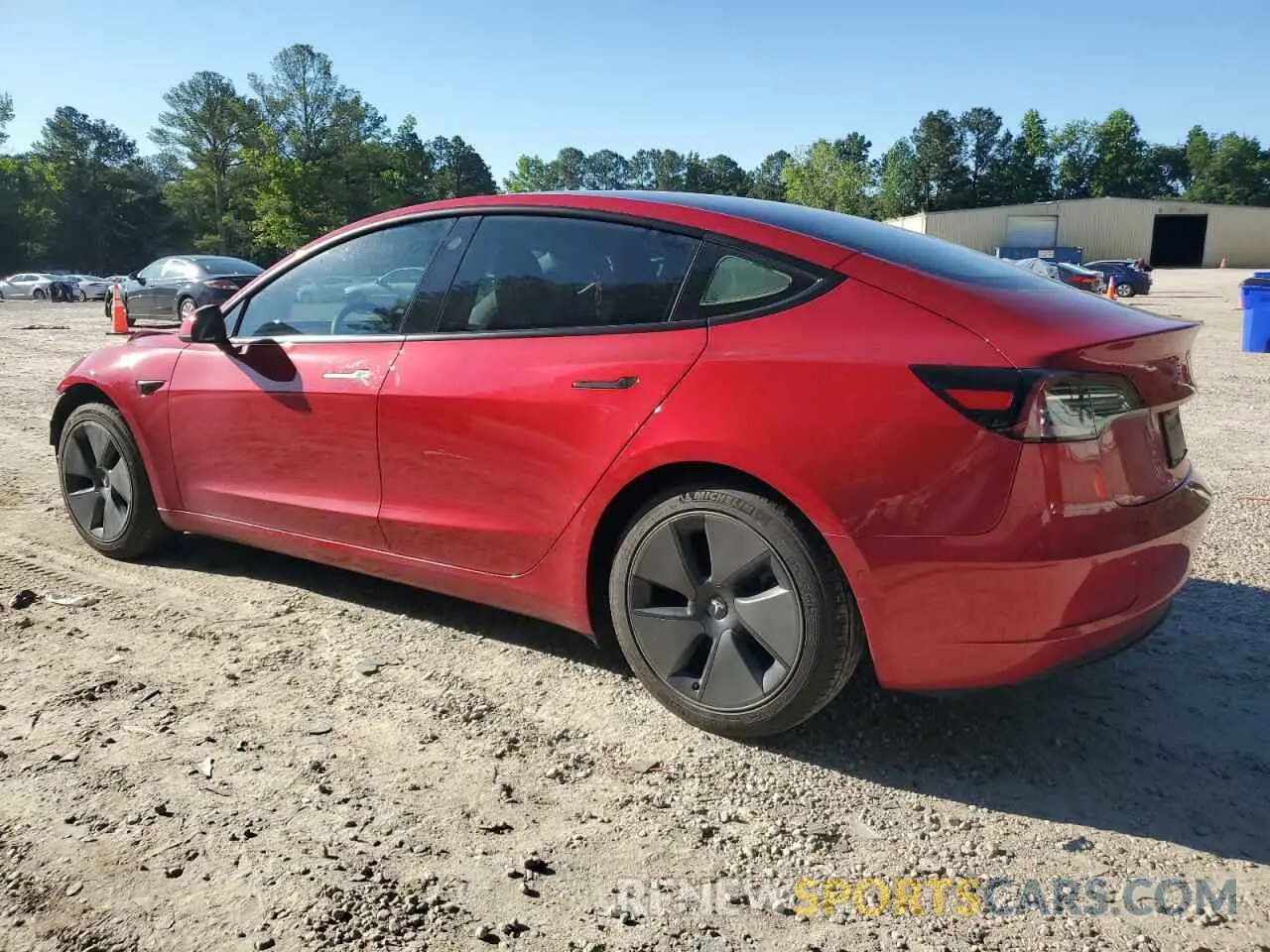 2 Фотография поврежденного автомобиля 5YJ3E1EB5MF974871 TESLA MODEL 3 2021