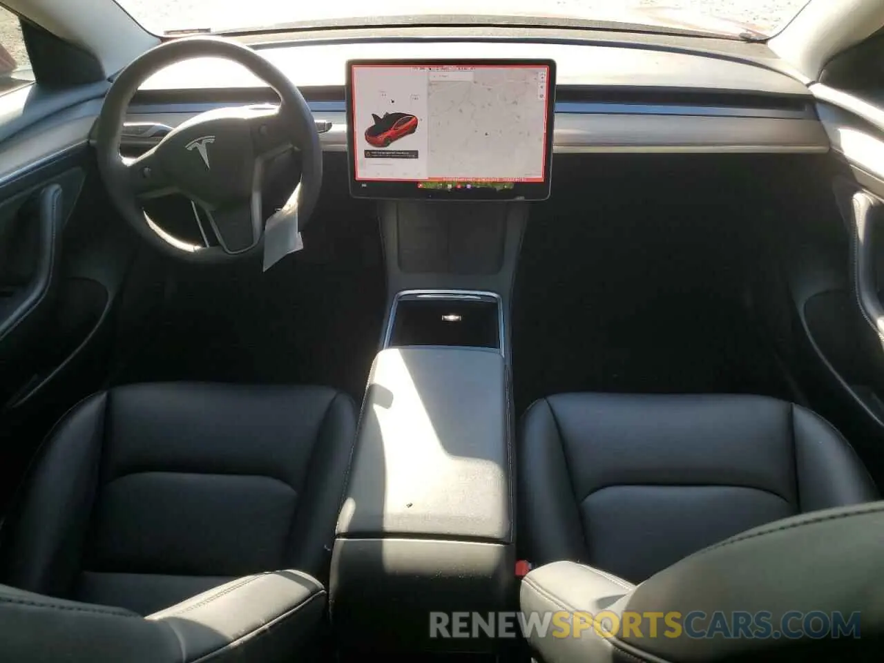 8 Фотография поврежденного автомобиля 5YJ3E1EB5MF974871 TESLA MODEL 3 2021