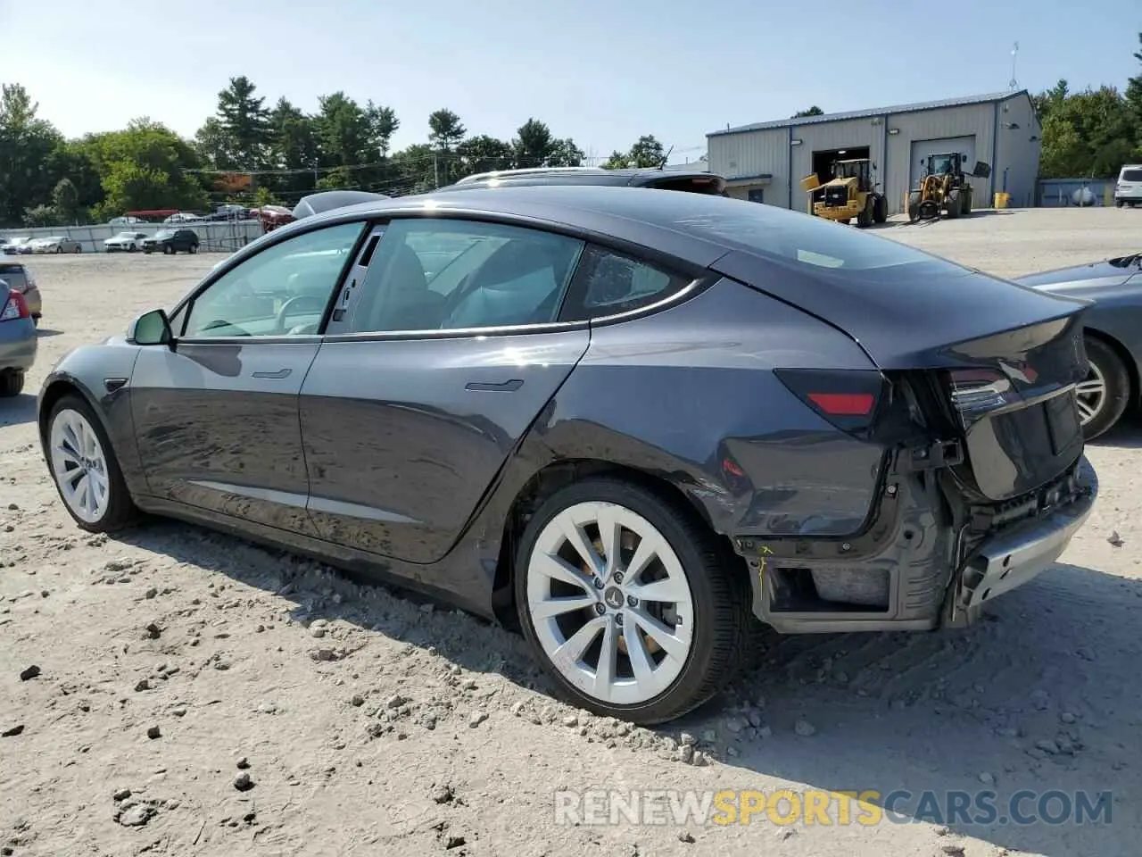 2 Фотография поврежденного автомобиля 5YJ3E1EB5MF980704 TESLA MODEL 3 2021