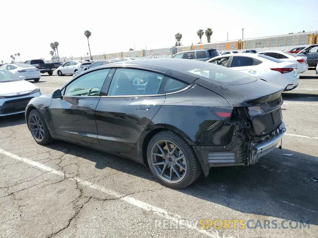 2 Фотография поврежденного автомобиля 5YJ3E1EB6MF002955 TESLA MODEL 3 2021