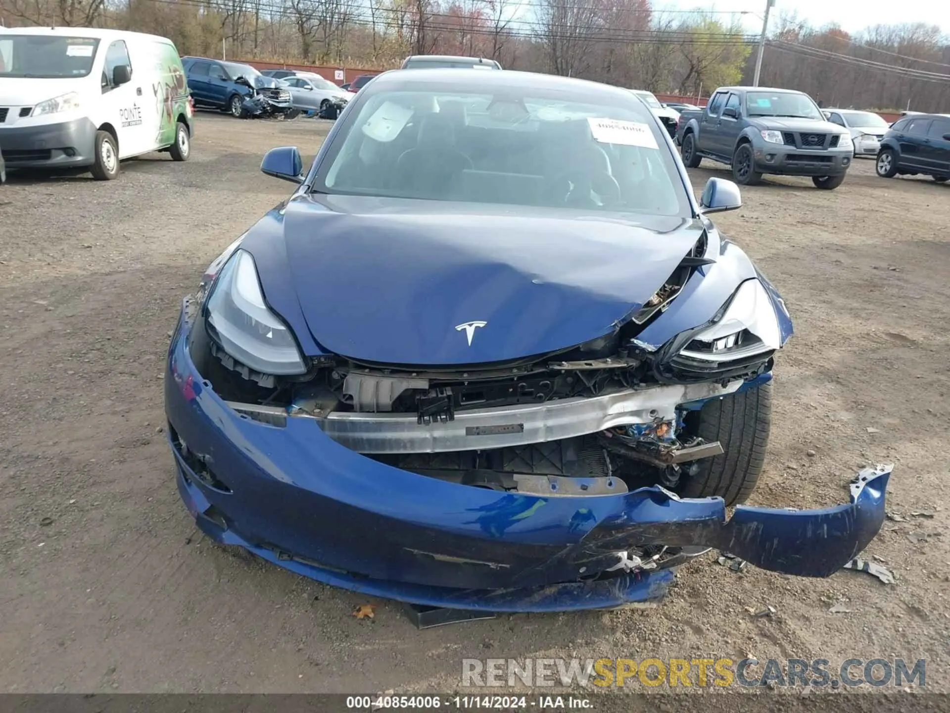 12 Фотография поврежденного автомобиля 5YJ3E1EB6MF037107 TESLA MODEL 3 2021