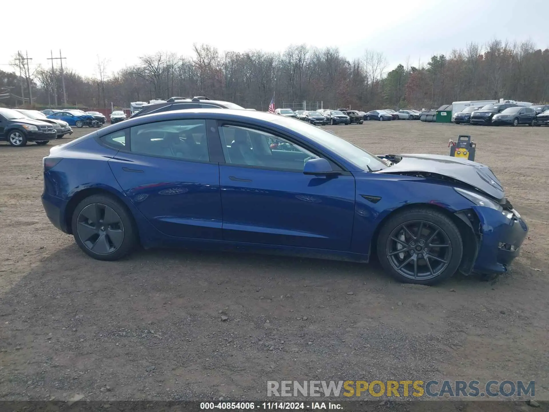 13 Фотография поврежденного автомобиля 5YJ3E1EB6MF037107 TESLA MODEL 3 2021