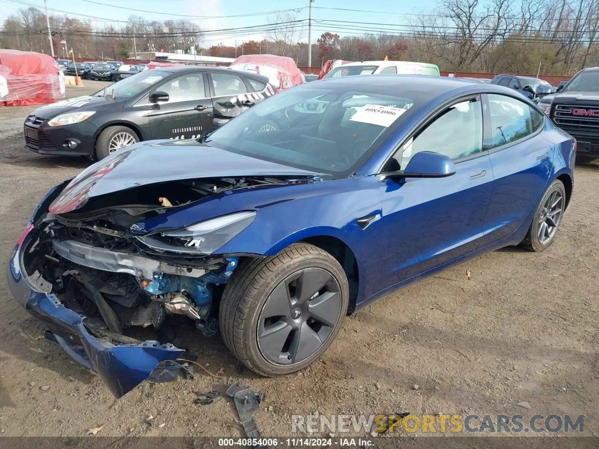 19 Фотография поврежденного автомобиля 5YJ3E1EB6MF037107 TESLA MODEL 3 2021