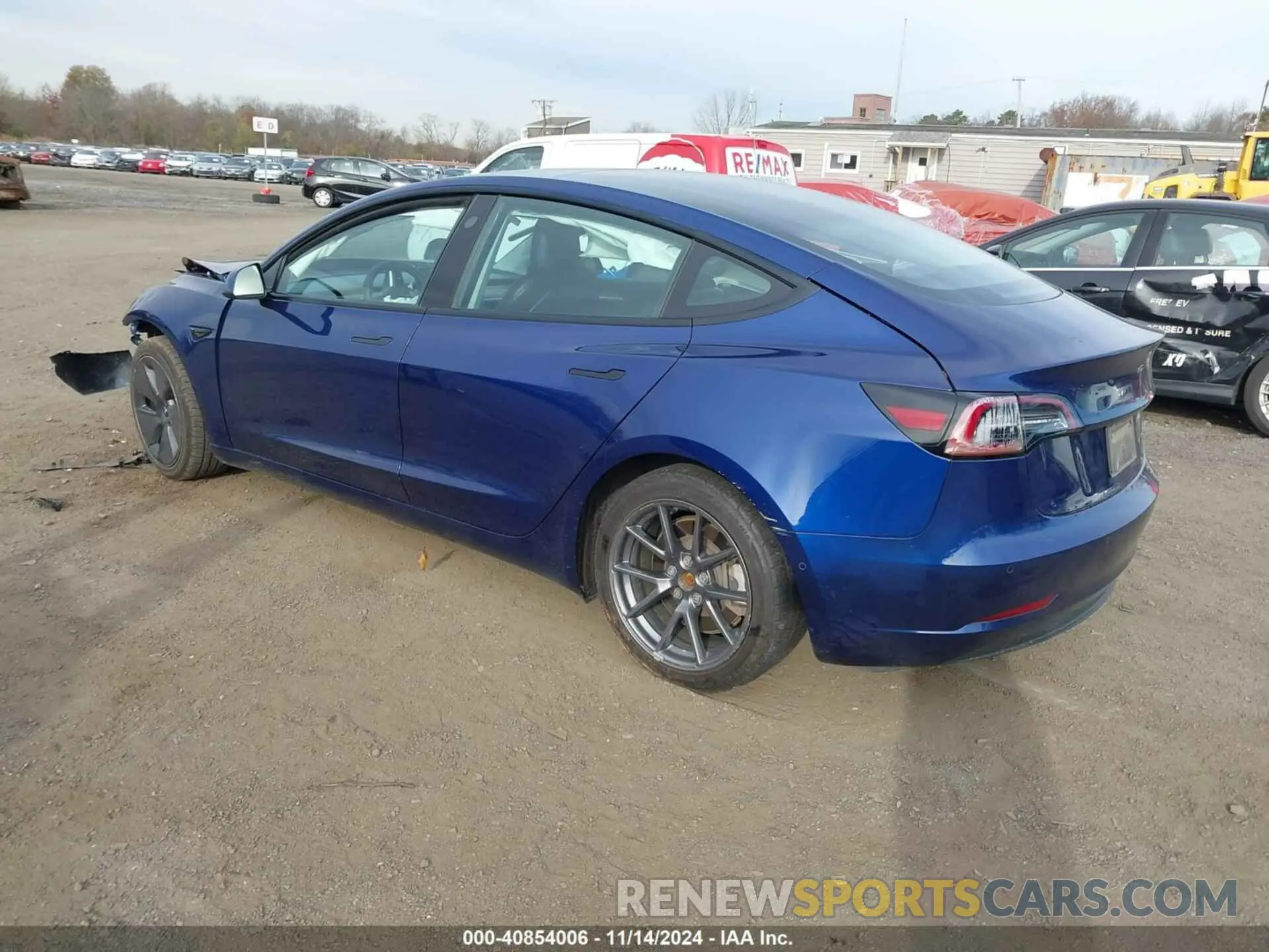 3 Фотография поврежденного автомобиля 5YJ3E1EB6MF037107 TESLA MODEL 3 2021