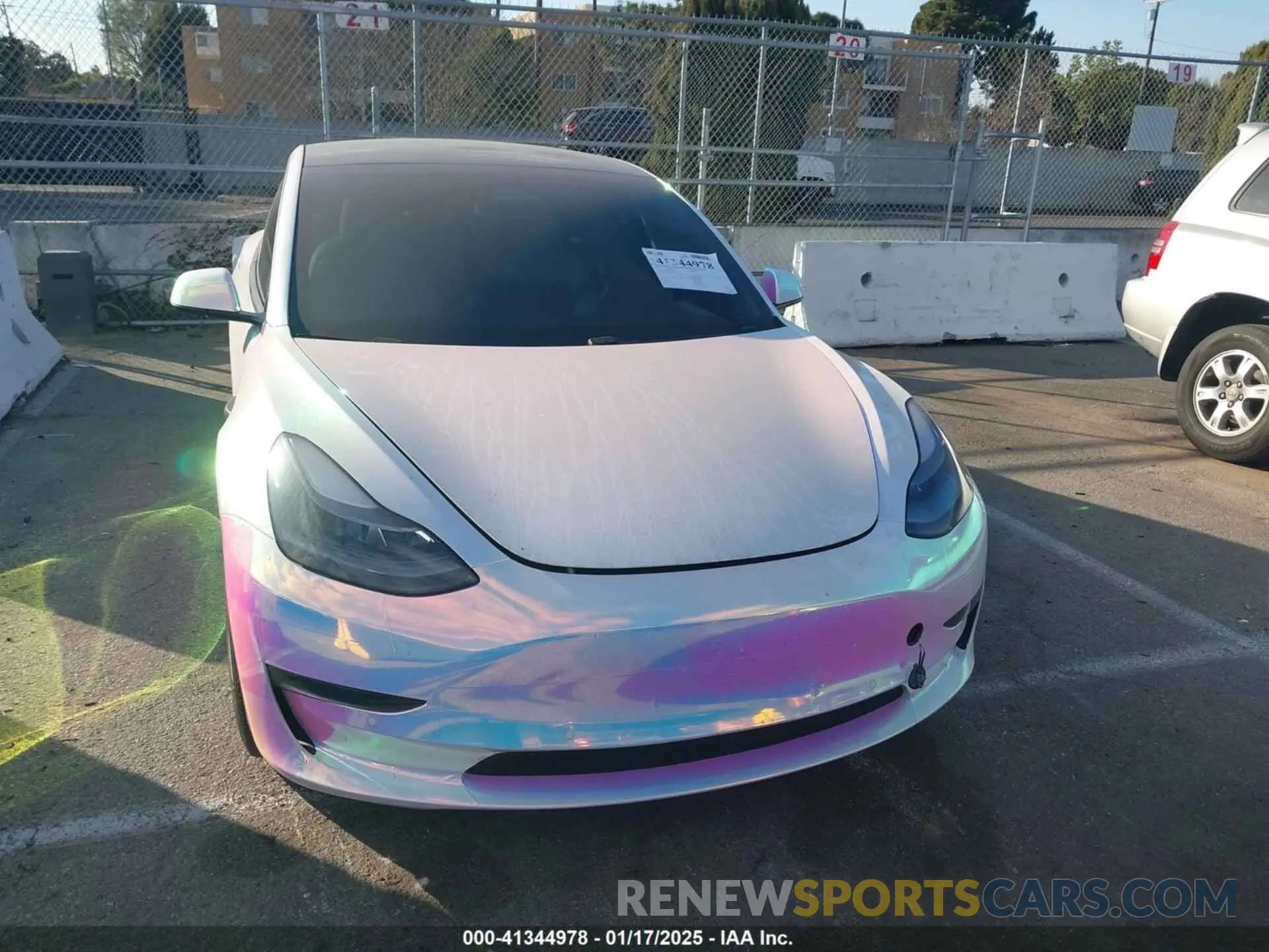 12 Photograph of a damaged car 5YJ3E1EB6MF053940 TESLA MODEL 3 2021