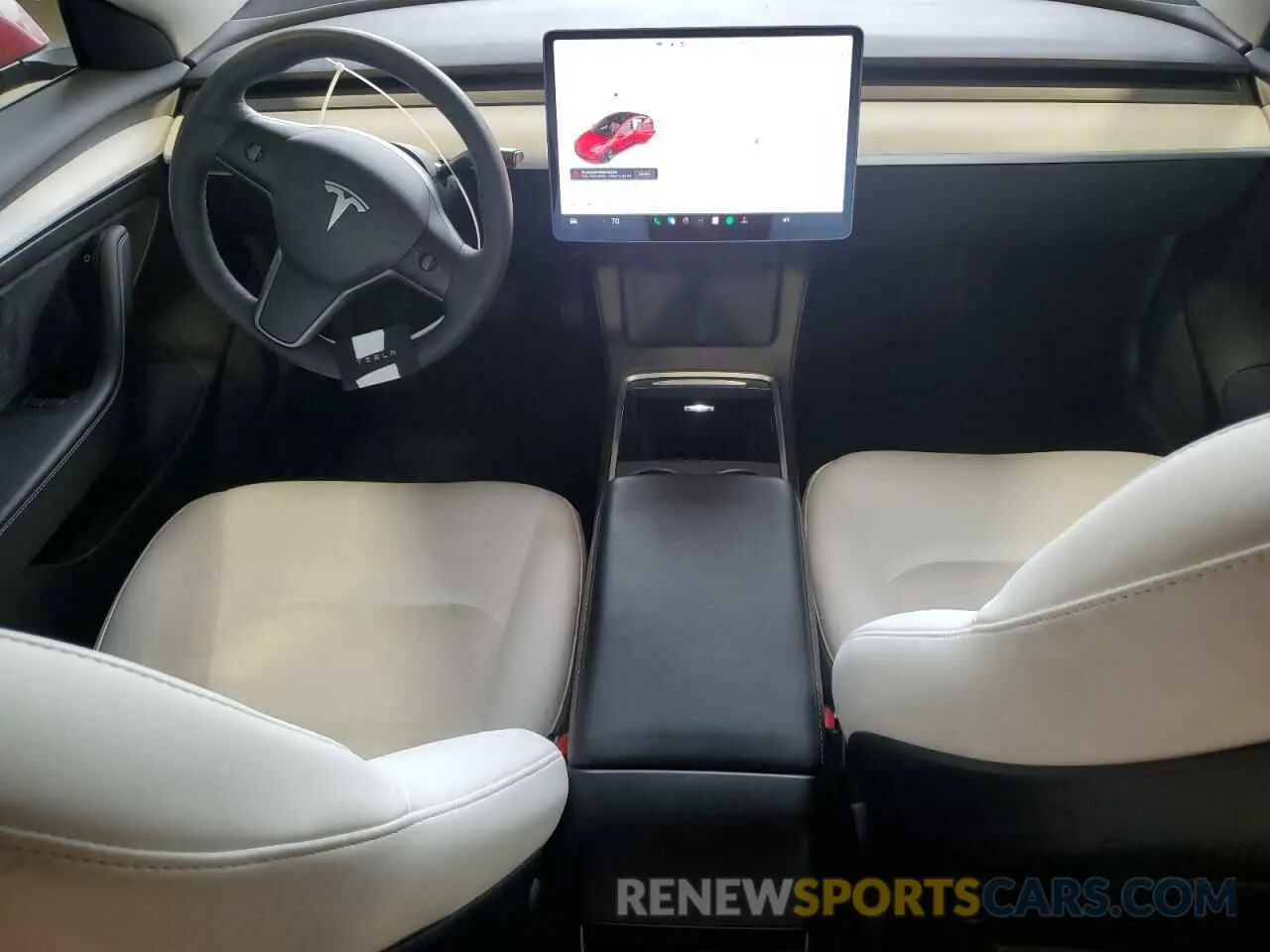 8 Photograph of a damaged car 5YJ3E1EB6MF062699 TESLA MODEL 3 2021