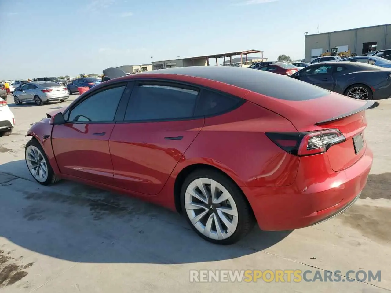 2 Фотография поврежденного автомобиля 5YJ3E1EB6MF859700 TESLA MODEL 3 2021