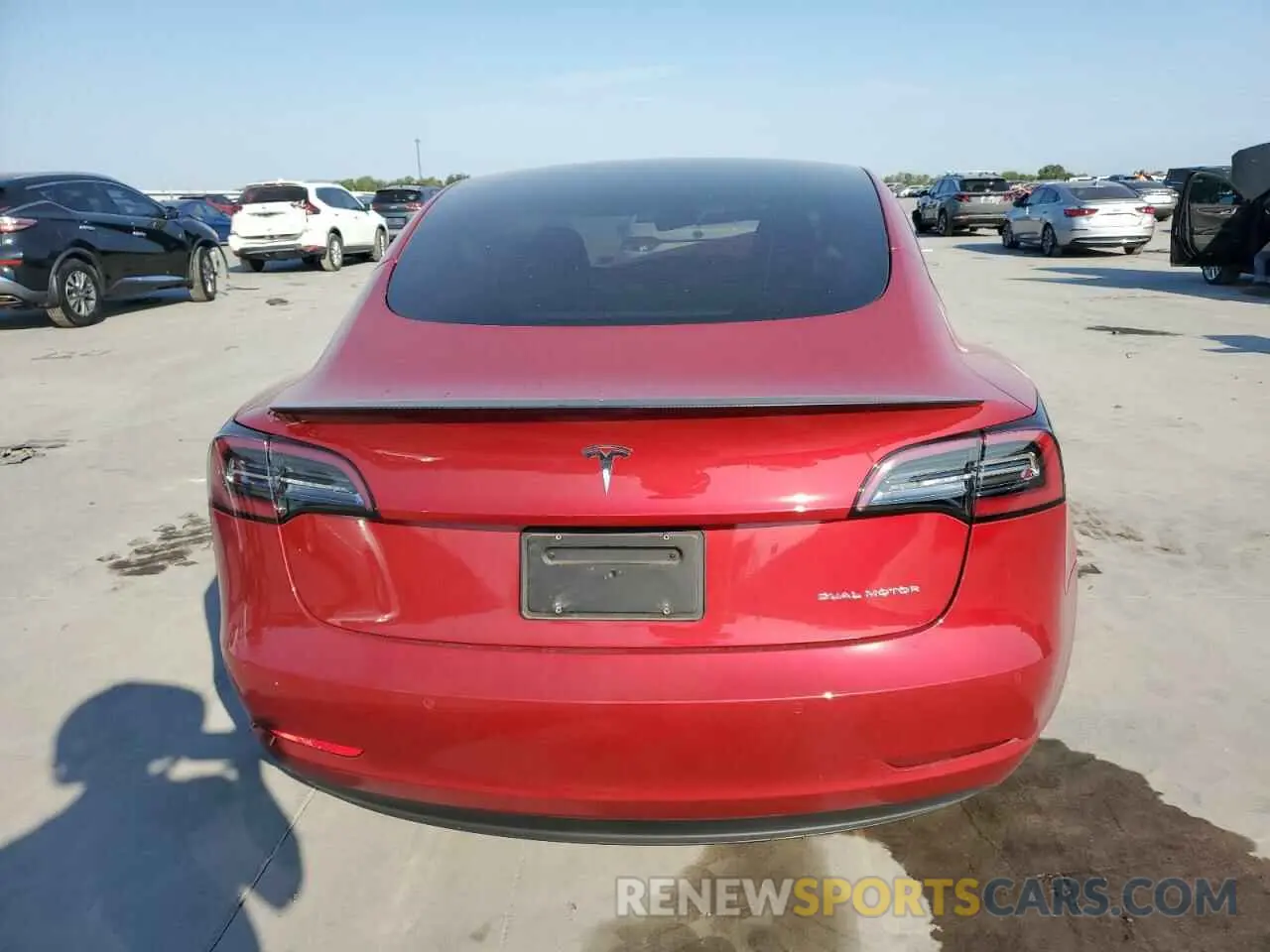 6 Фотография поврежденного автомобиля 5YJ3E1EB6MF859700 TESLA MODEL 3 2021