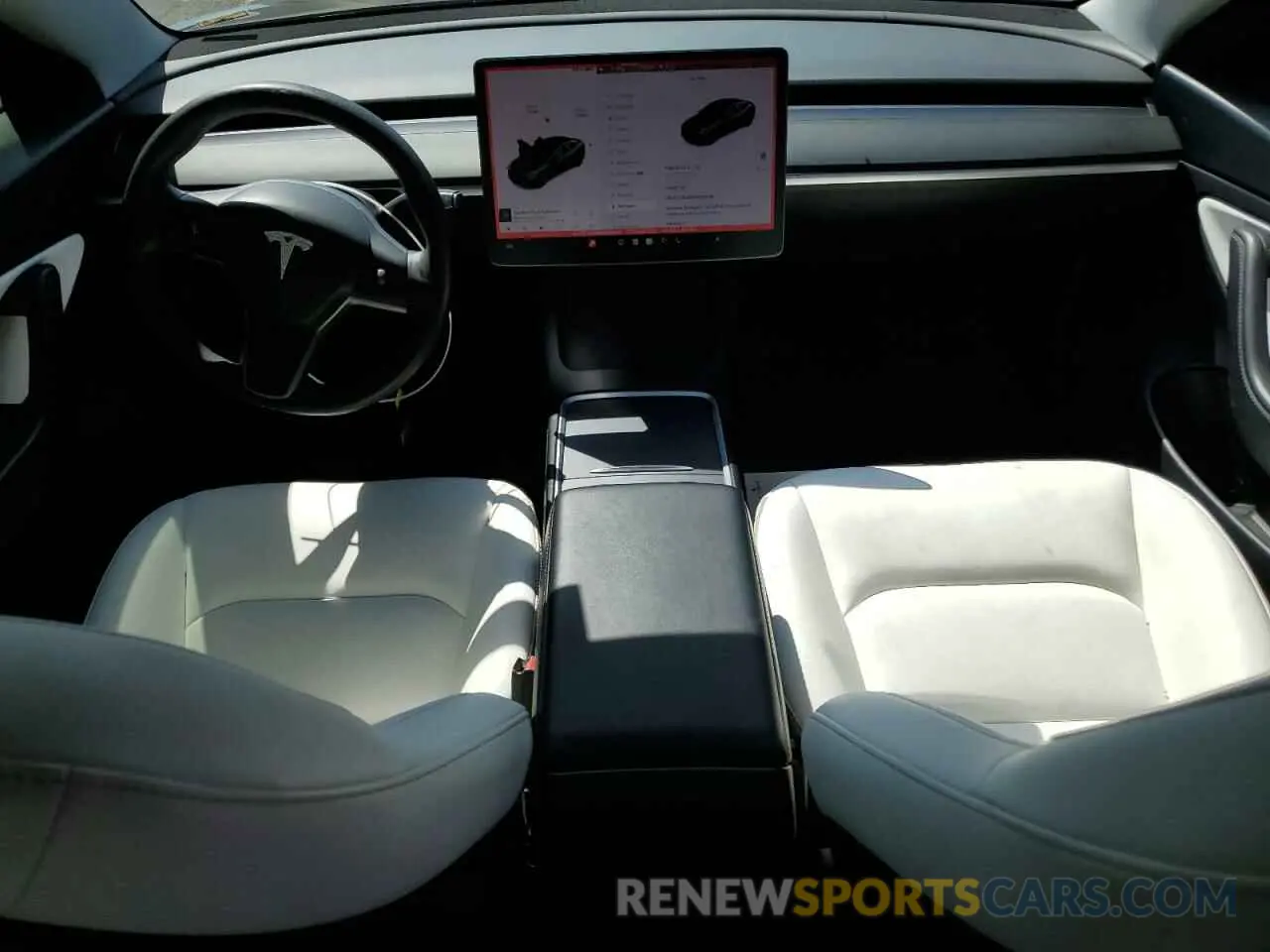 8 Photograph of a damaged car 5YJ3E1EB6MF926943 TESLA MODEL 3 2021