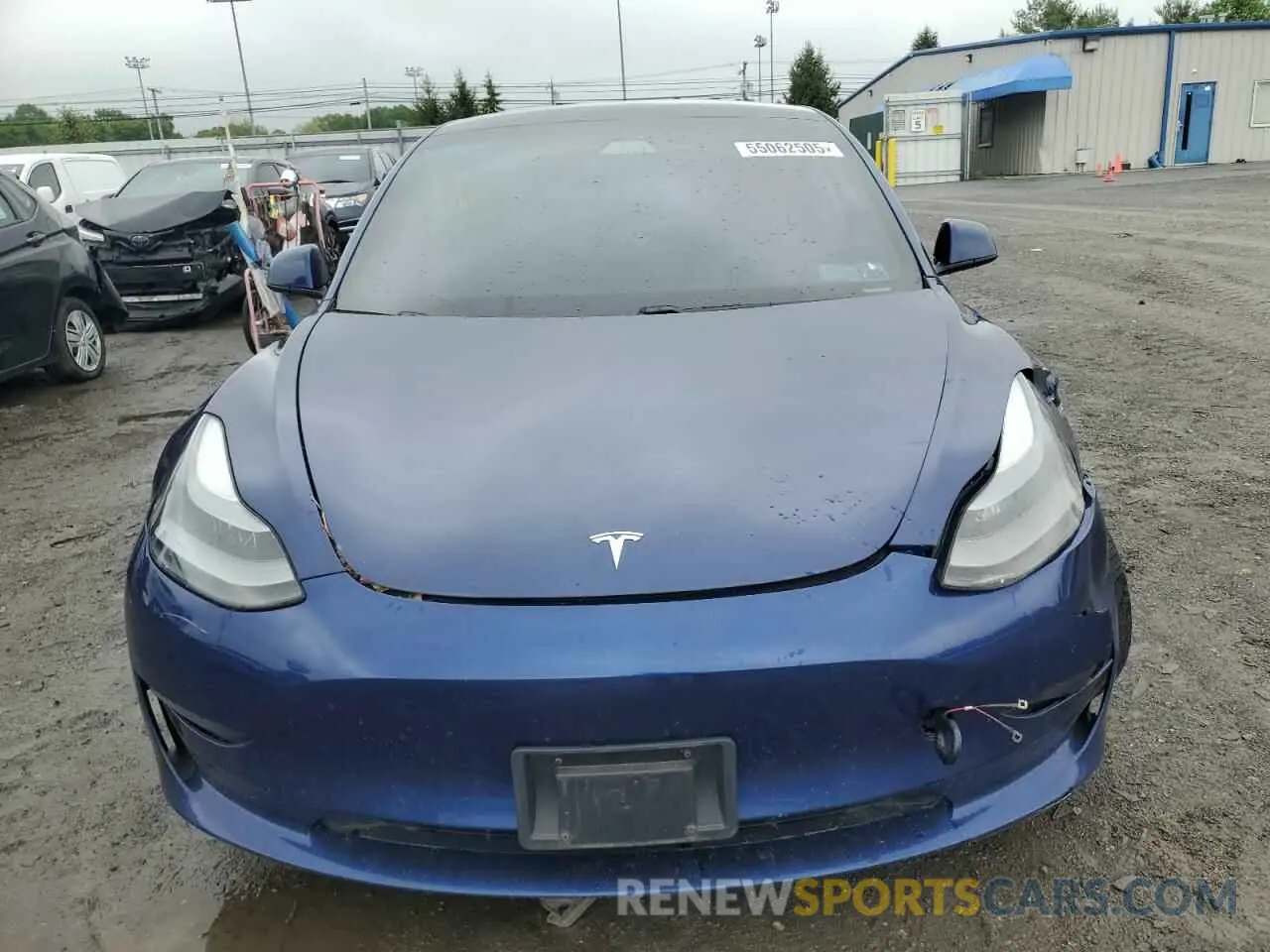 5 Photograph of a damaged car 5YJ3E1EB6MF974491 TESLA MODEL 3 2021