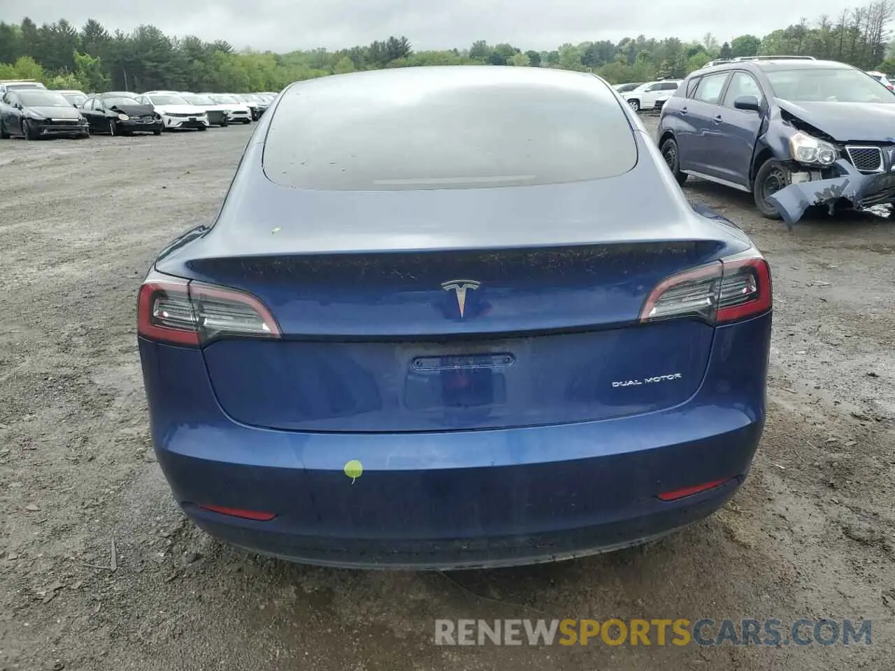 6 Photograph of a damaged car 5YJ3E1EB6MF974491 TESLA MODEL 3 2021