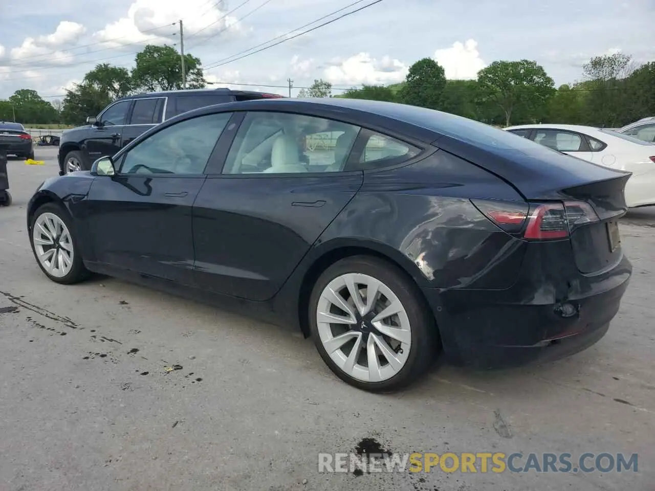 2 Фотография поврежденного автомобиля 5YJ3E1EB6MF980646 TESLA MODEL 3 2021