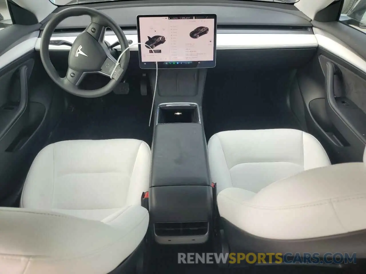 8 Фотография поврежденного автомобиля 5YJ3E1EB6MF980646 TESLA MODEL 3 2021