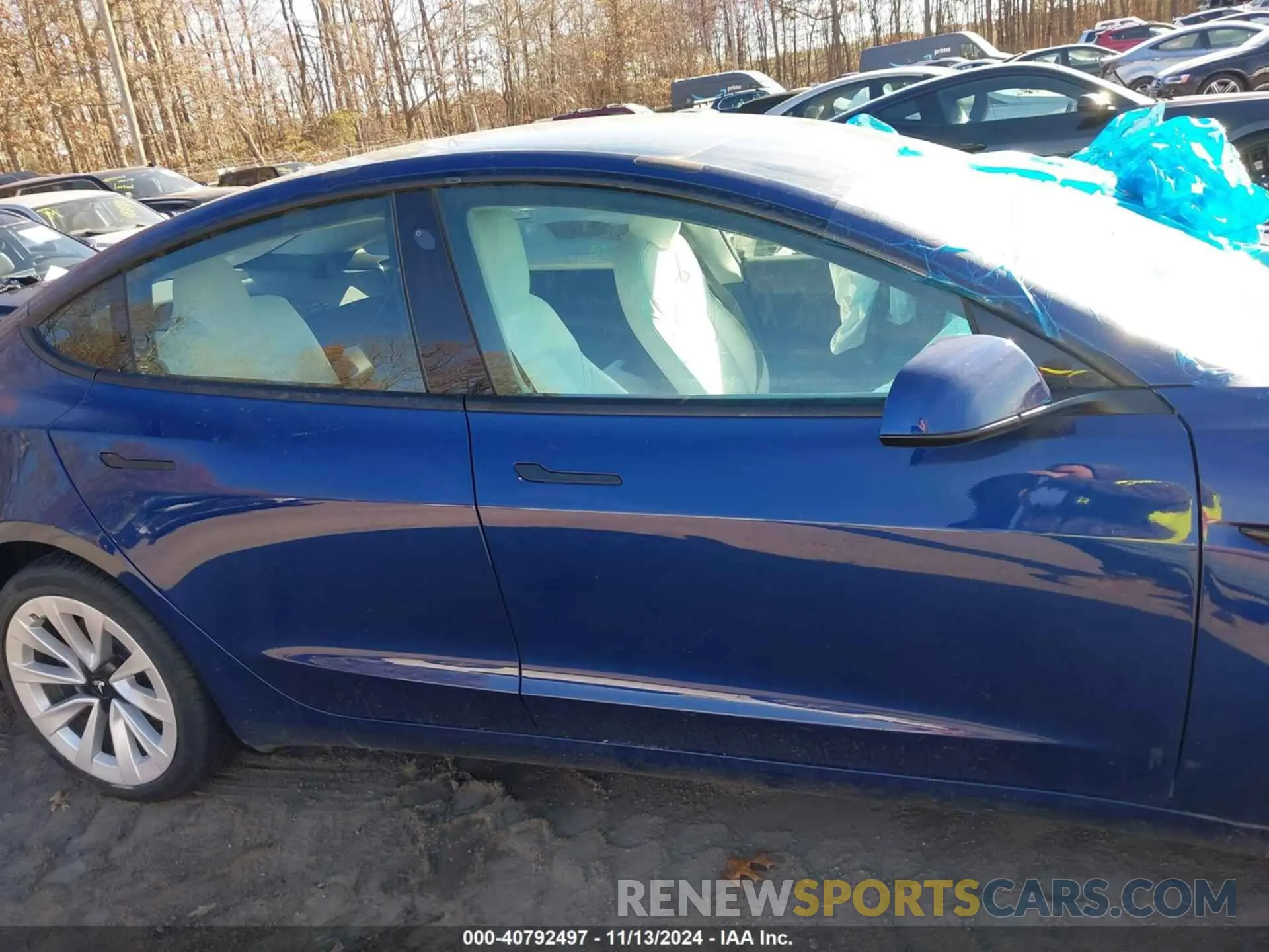 13 Photograph of a damaged car 5YJ3E1EB6MF980744 TESLA MODEL 3 2021