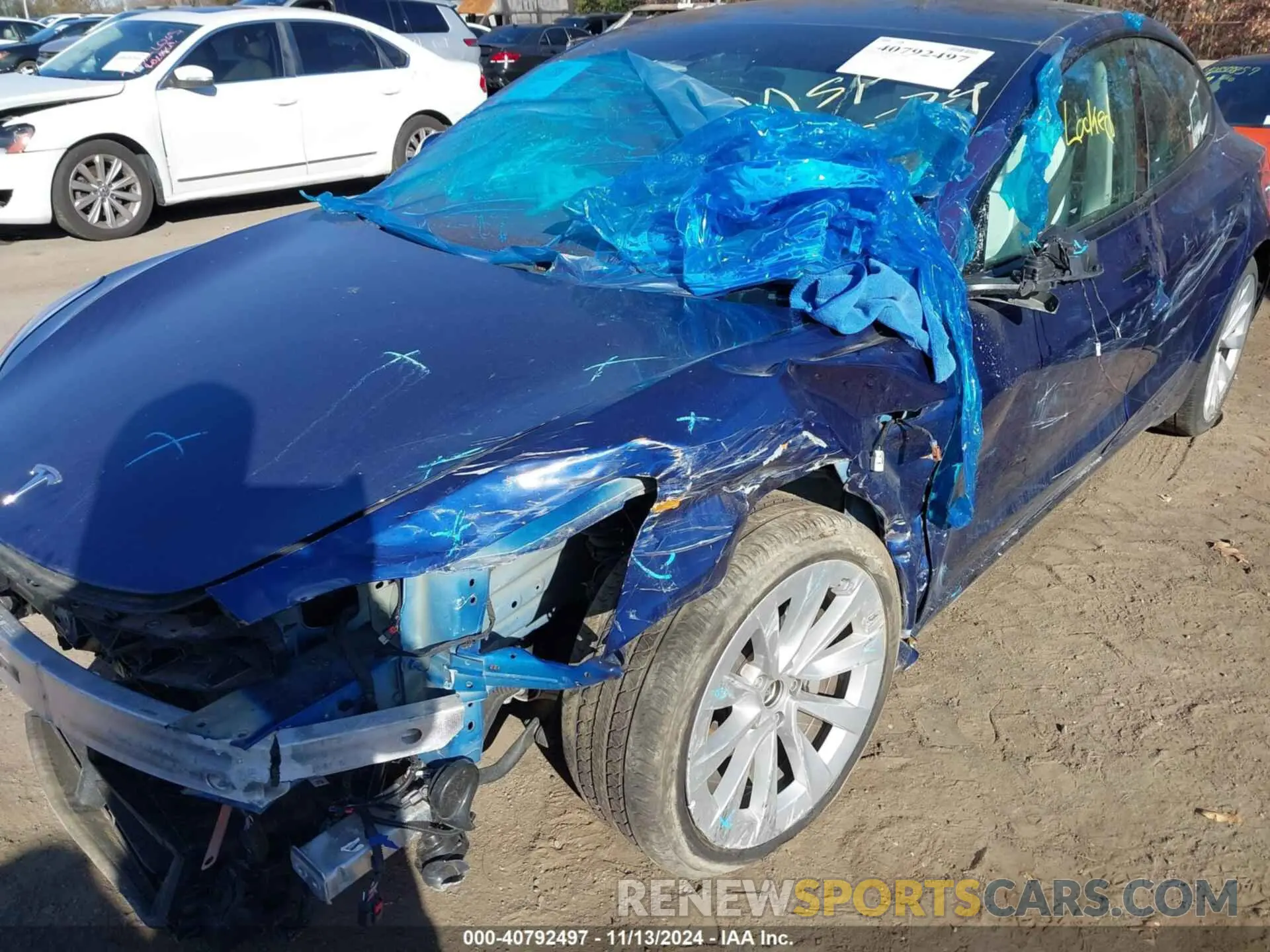 6 Photograph of a damaged car 5YJ3E1EB6MF980744 TESLA MODEL 3 2021