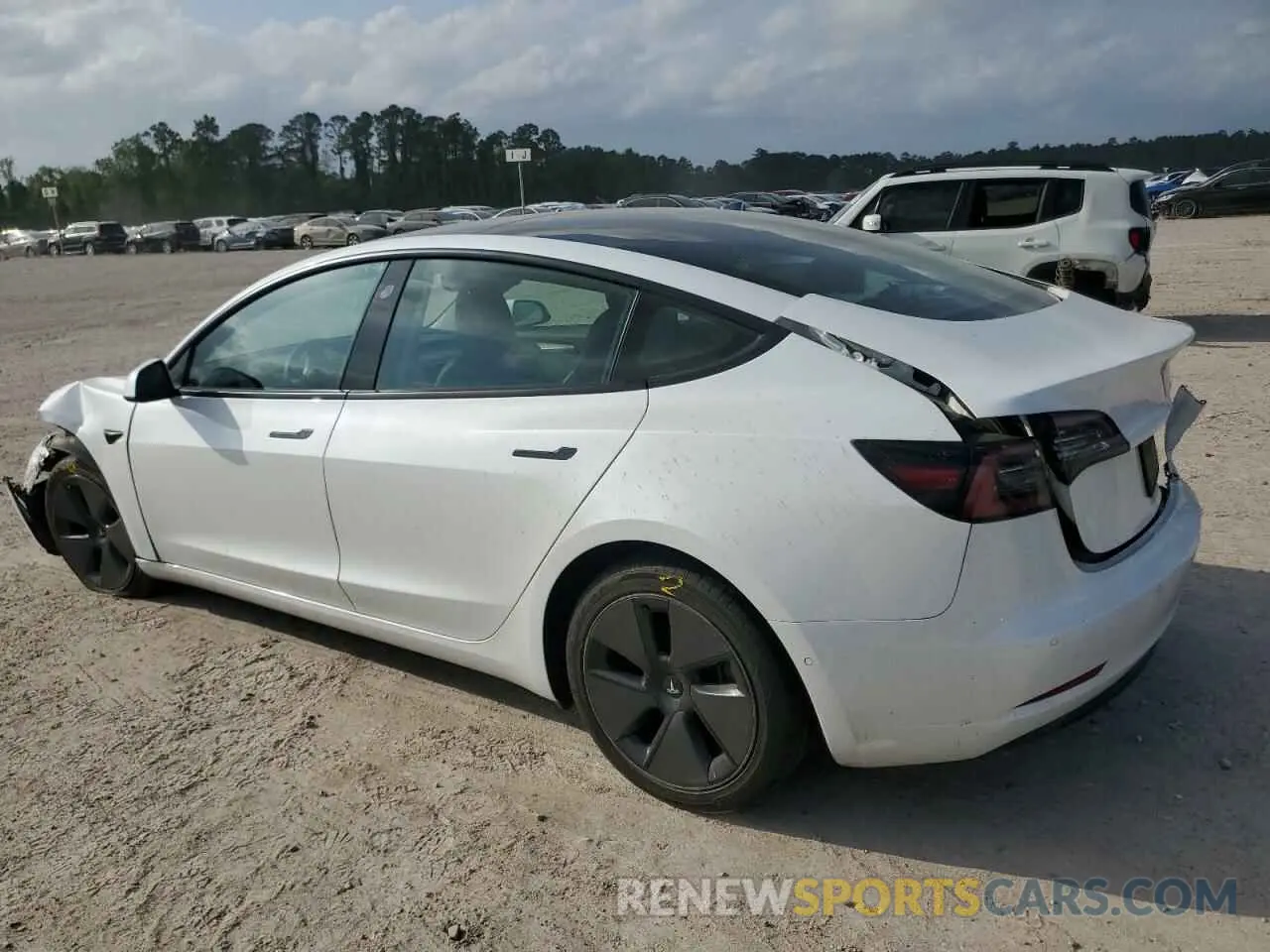 2 Фотография поврежденного автомобиля 5YJ3E1EB6MF988326 TESLA MODEL 3 2021
