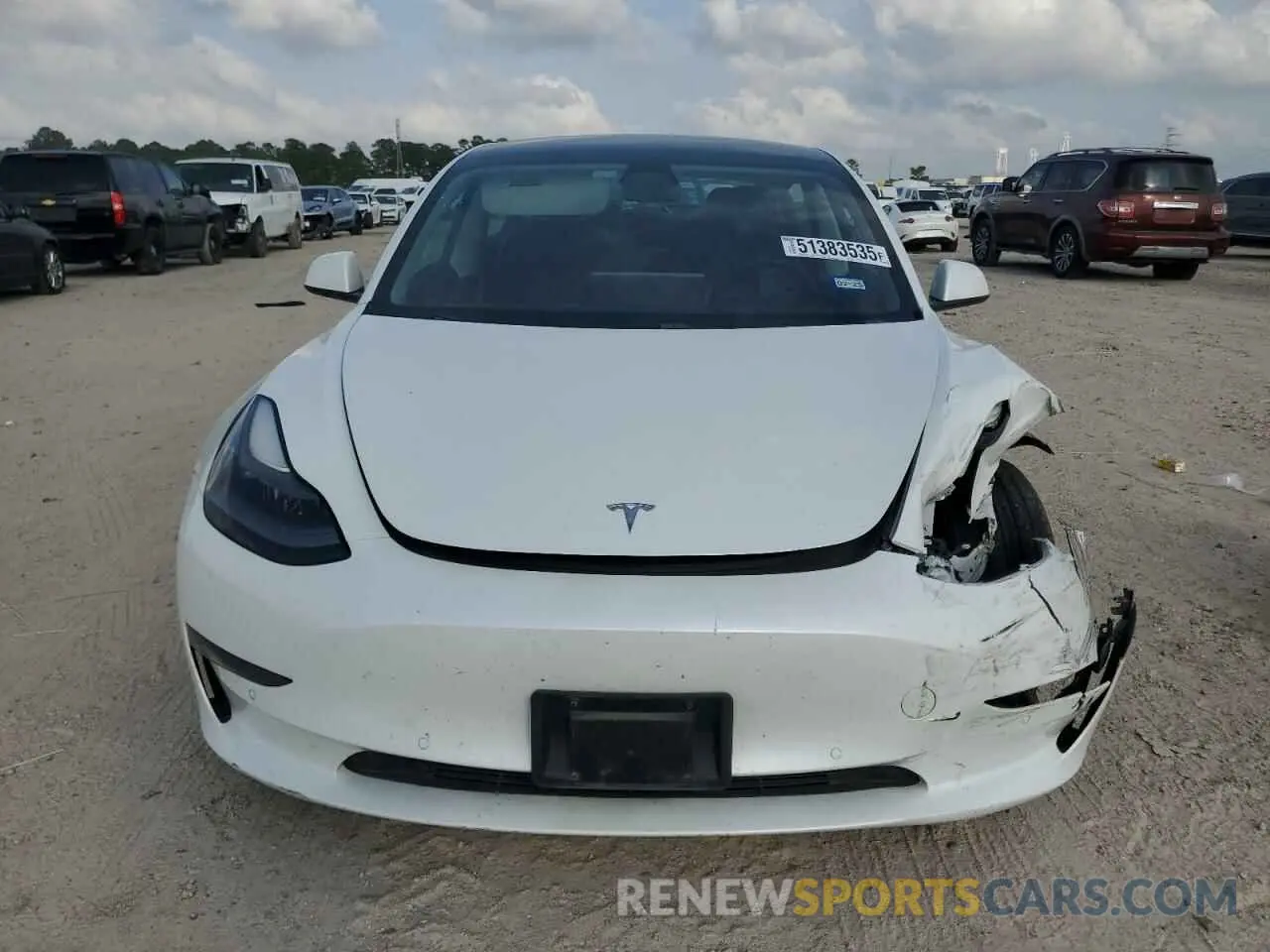 5 Фотография поврежденного автомобиля 5YJ3E1EB6MF988326 TESLA MODEL 3 2021