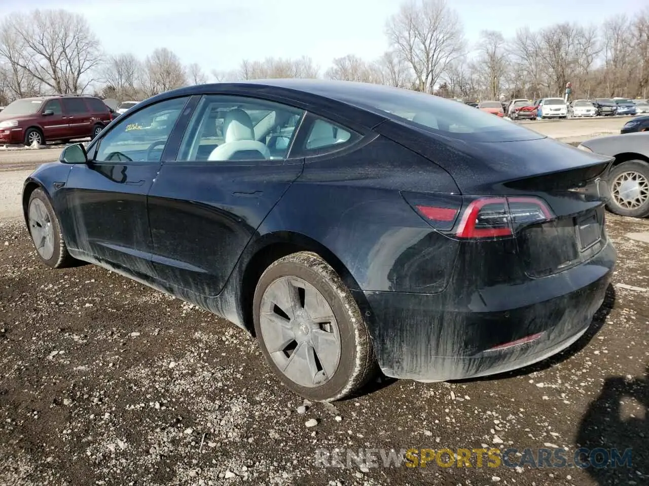 3 Photograph of a damaged car 5YJ3E1EB7MF013253 TESLA MODEL 3 2021