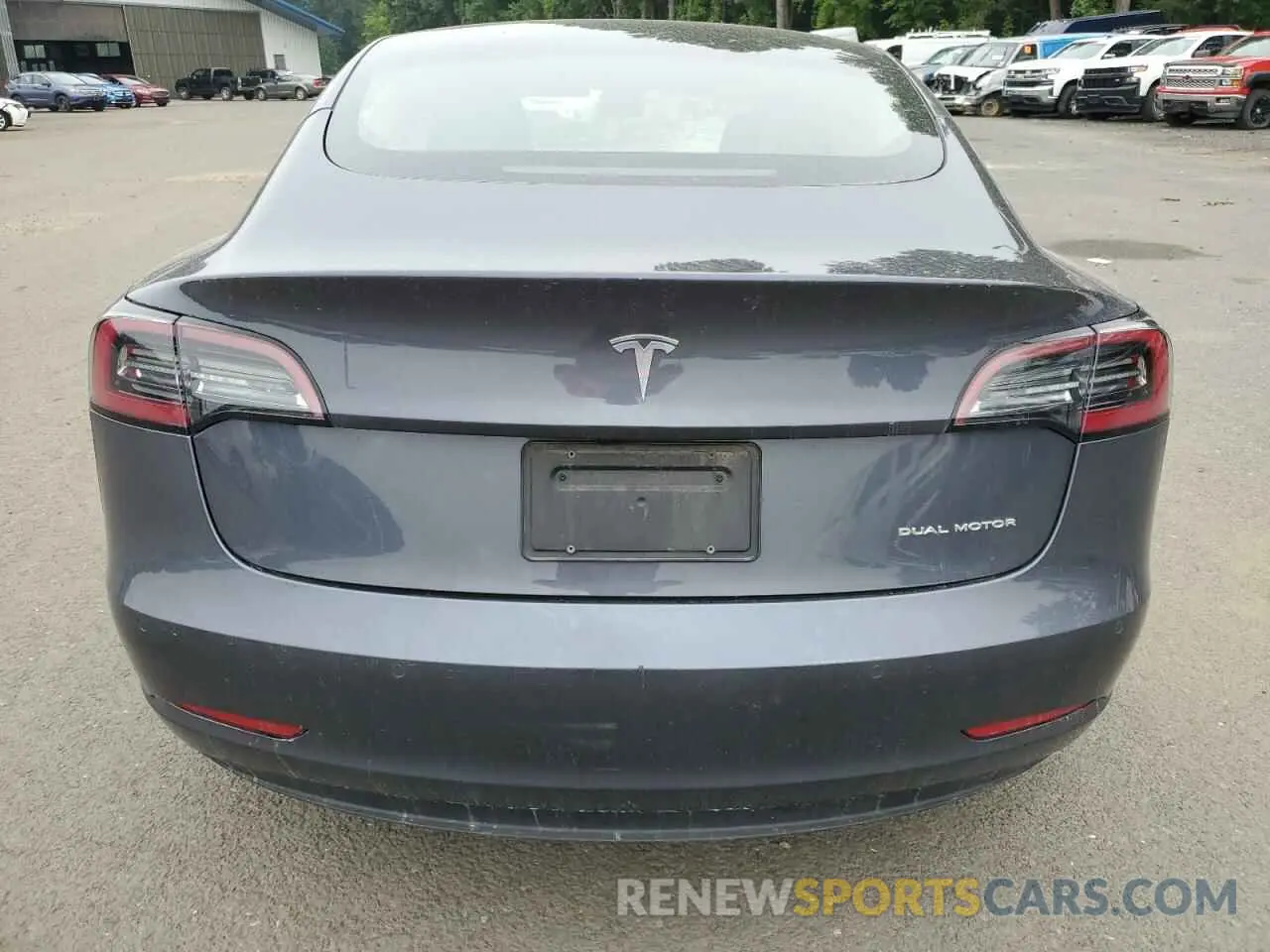 6 Photograph of a damaged car 5YJ3E1EB7MF031459 TESLA MODEL 3 2021