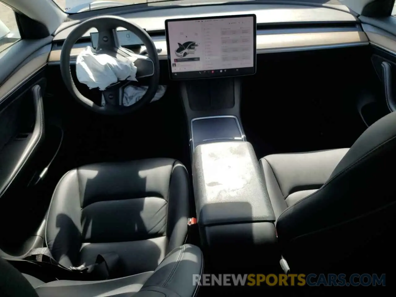 8 Photograph of a damaged car 5YJ3E1EB7MF034152 TESLA MODEL 3 2021
