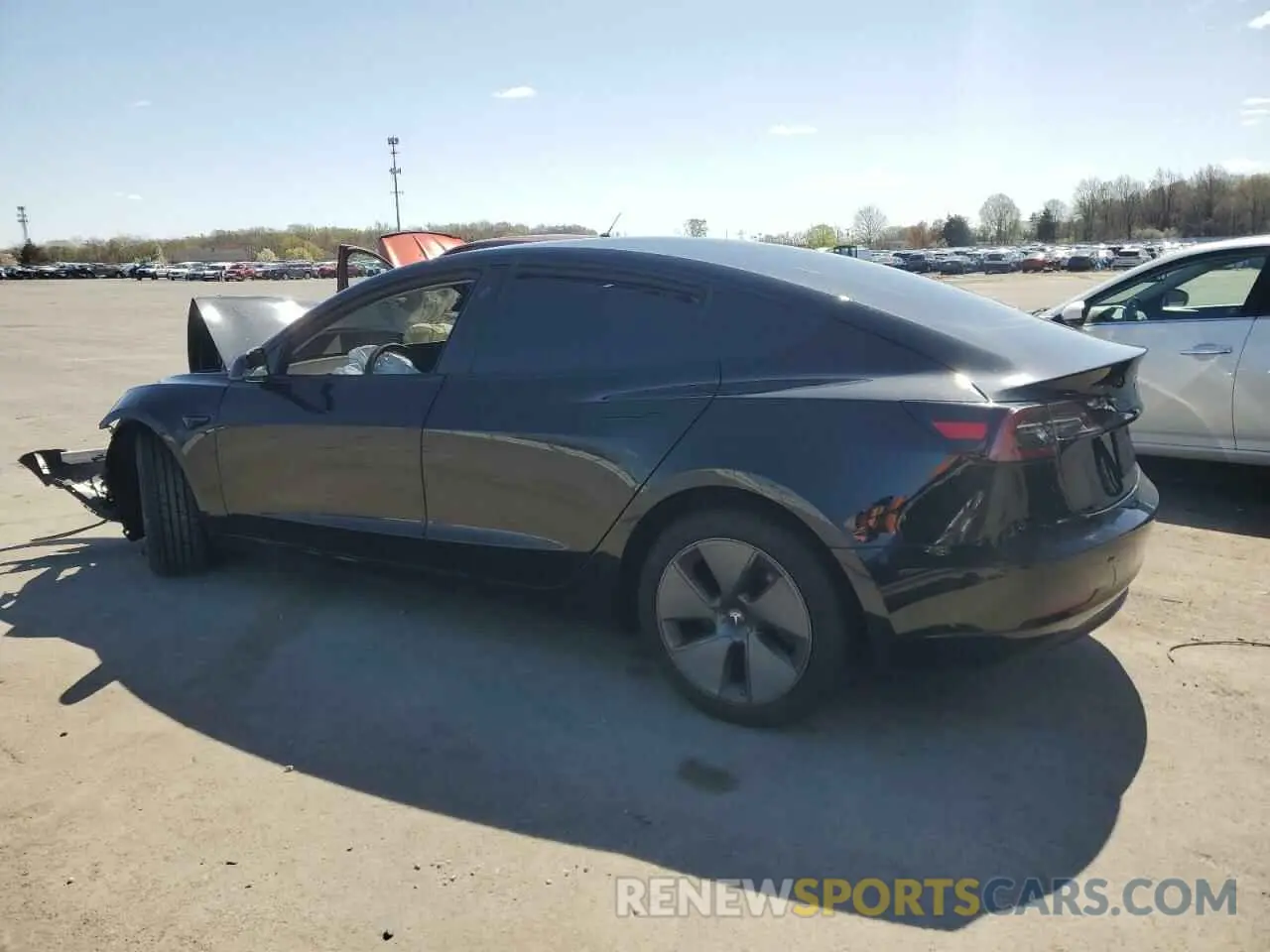 2 Фотография поврежденного автомобиля 5YJ3E1EB7MF035544 TESLA MODEL 3 2021