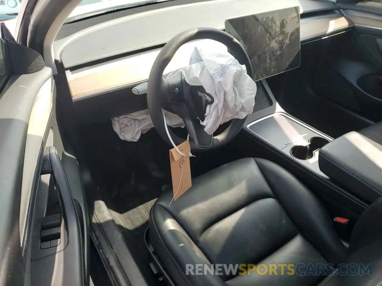 8 Photograph of a damaged car 5YJ3E1EB7MF049668 TESLA MODEL 3 2021
