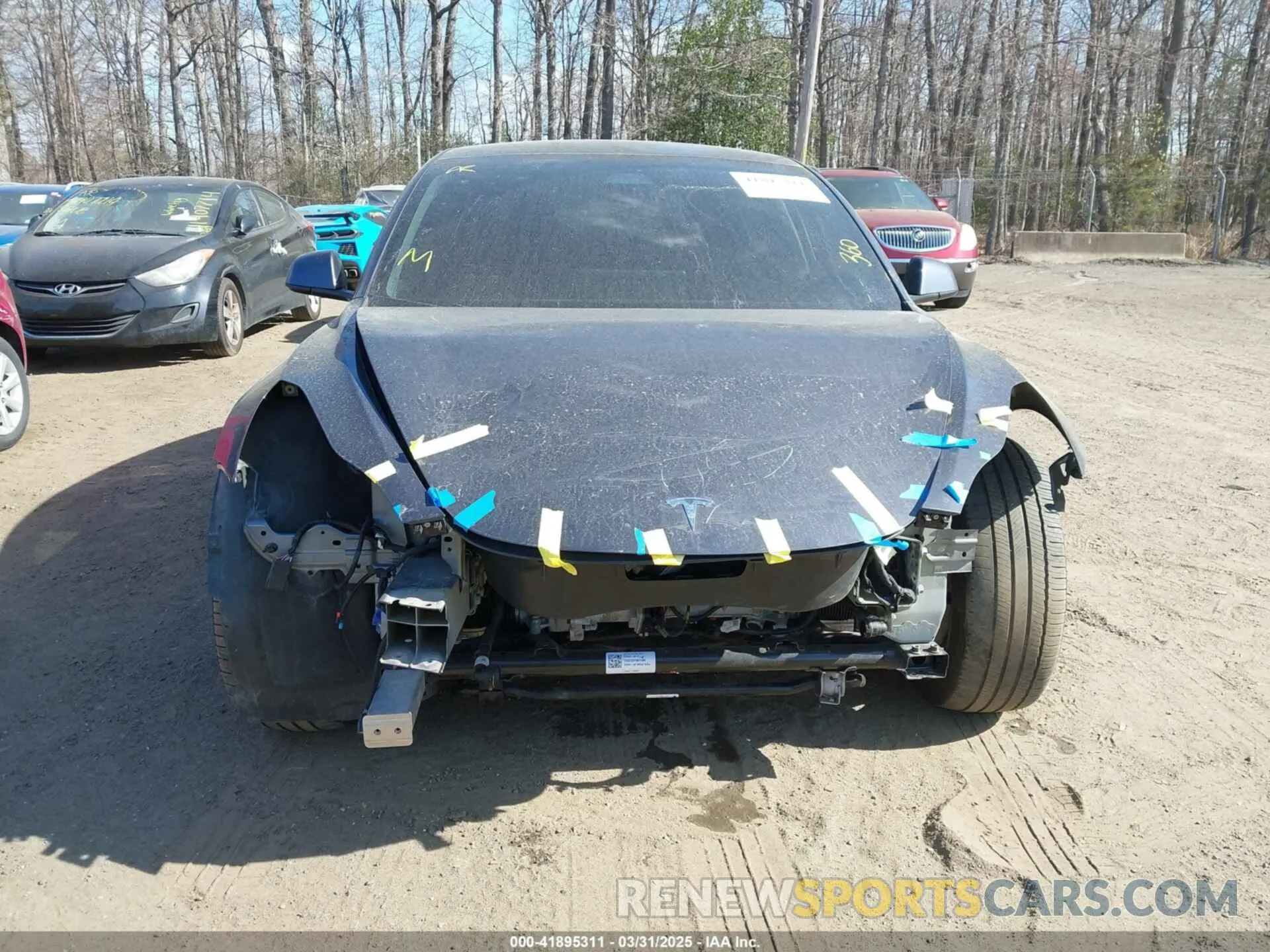 12 Фотография поврежденного автомобиля 5YJ3E1EB7MF050917 TESLA MODEL 3 2021