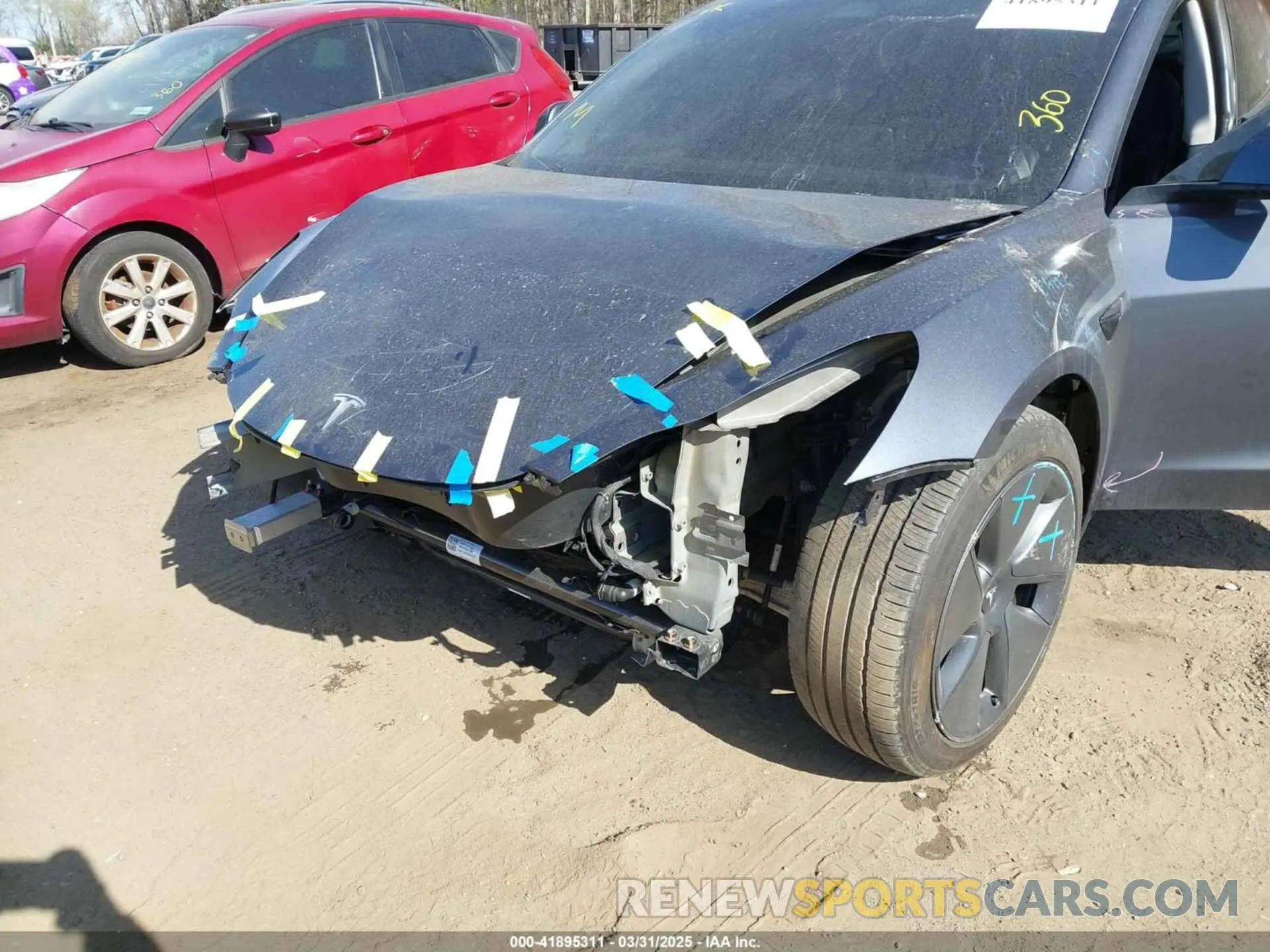 6 Фотография поврежденного автомобиля 5YJ3E1EB7MF050917 TESLA MODEL 3 2021