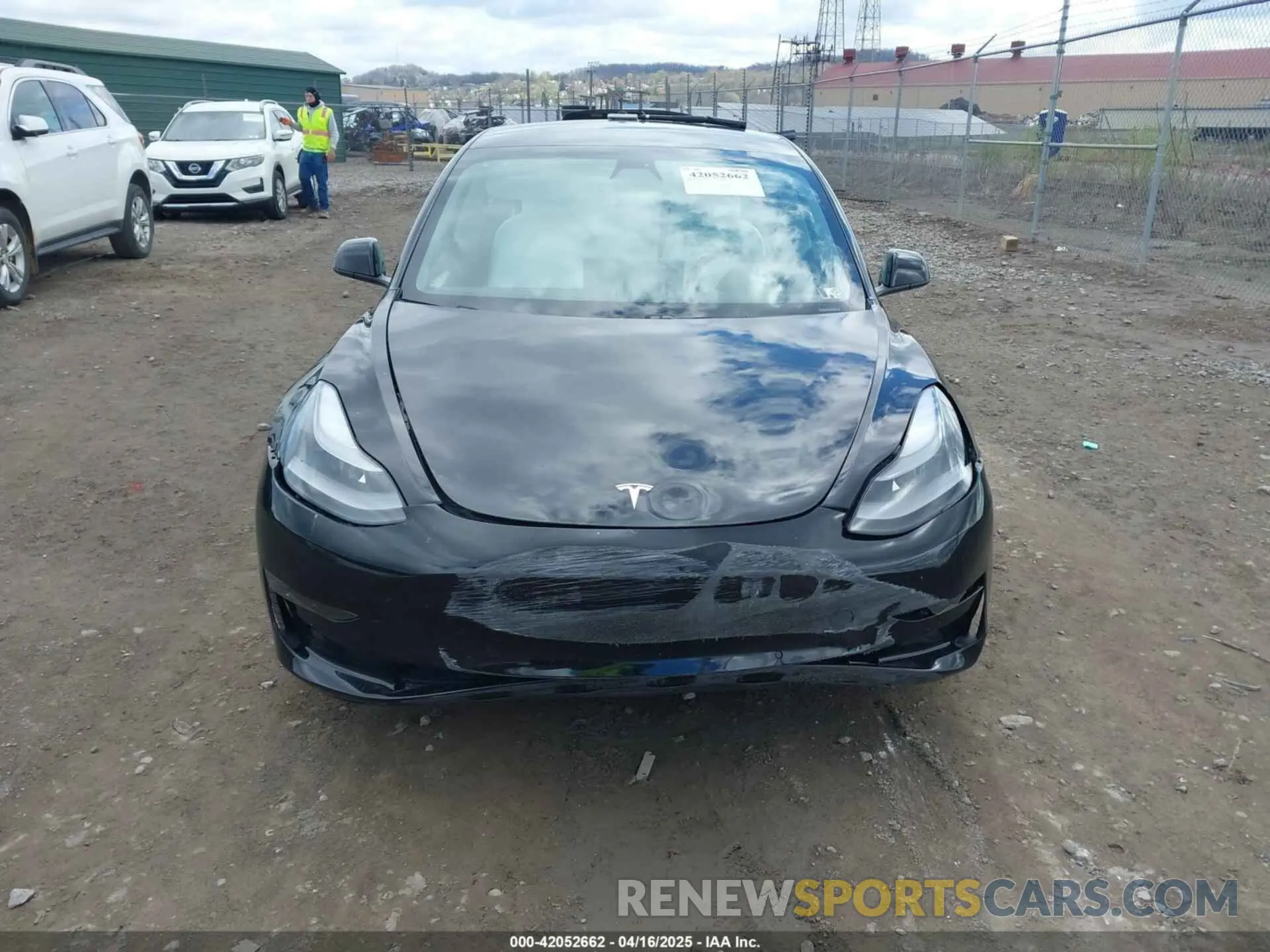 12 Photograph of a damaged car 5YJ3E1EB7MF052988 TESLA MODEL 3 2021