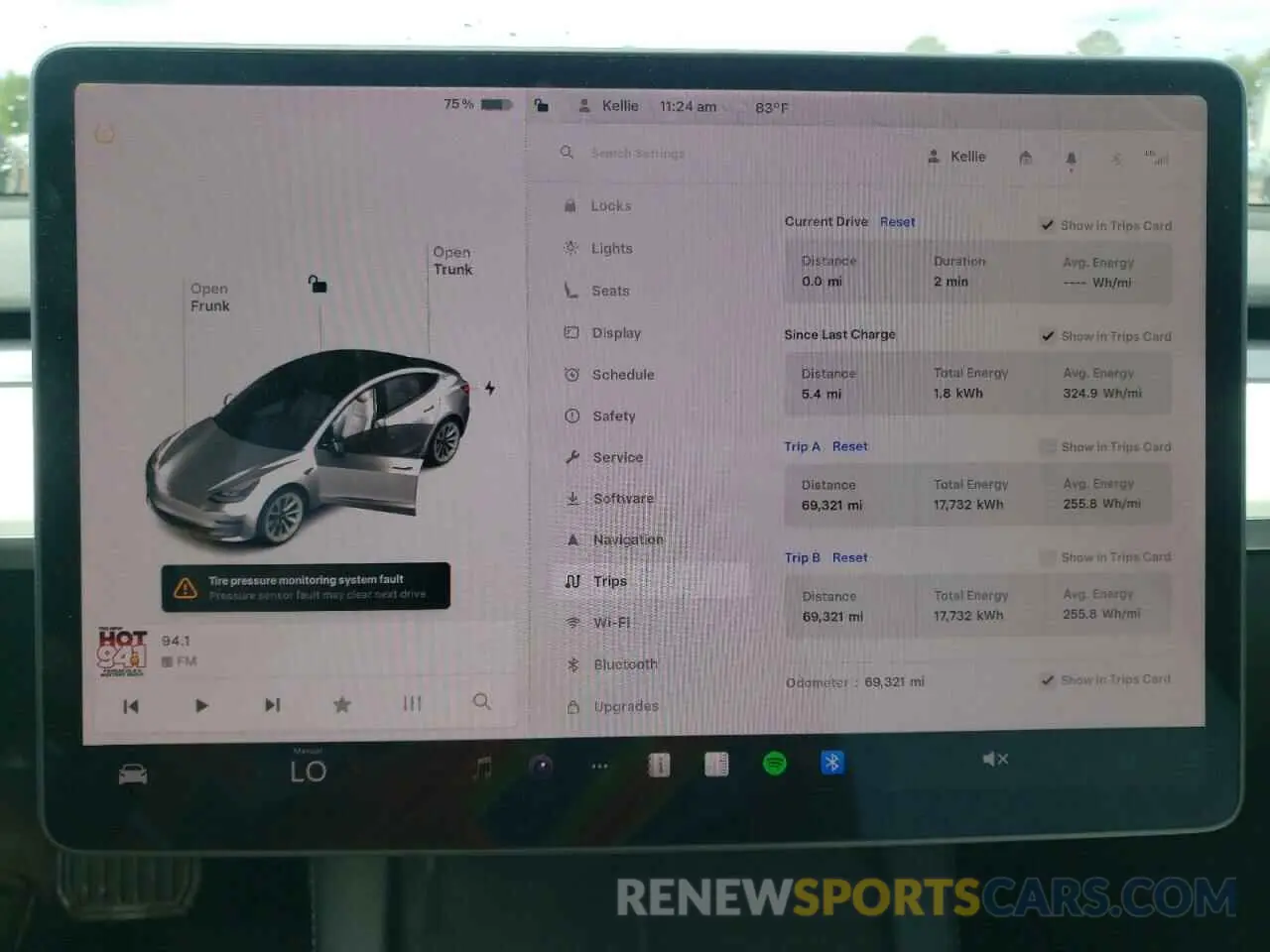 9 Фотография поврежденного автомобиля 5YJ3E1EB7MF055714 TESLA MODEL 3 2021